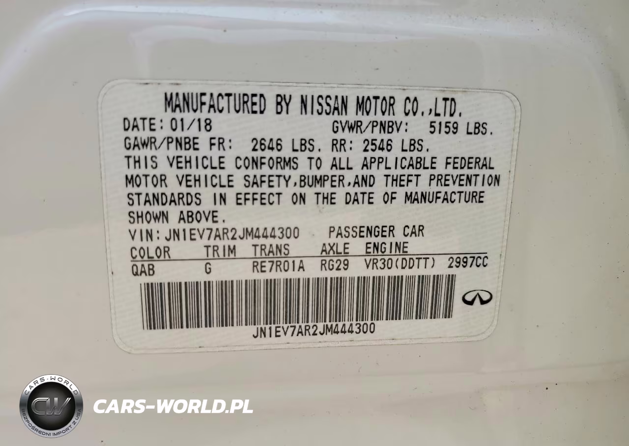 2018 Infiniti Q50 3.0T Luxe VIN:JN1EV7AR2JM444300 - 12