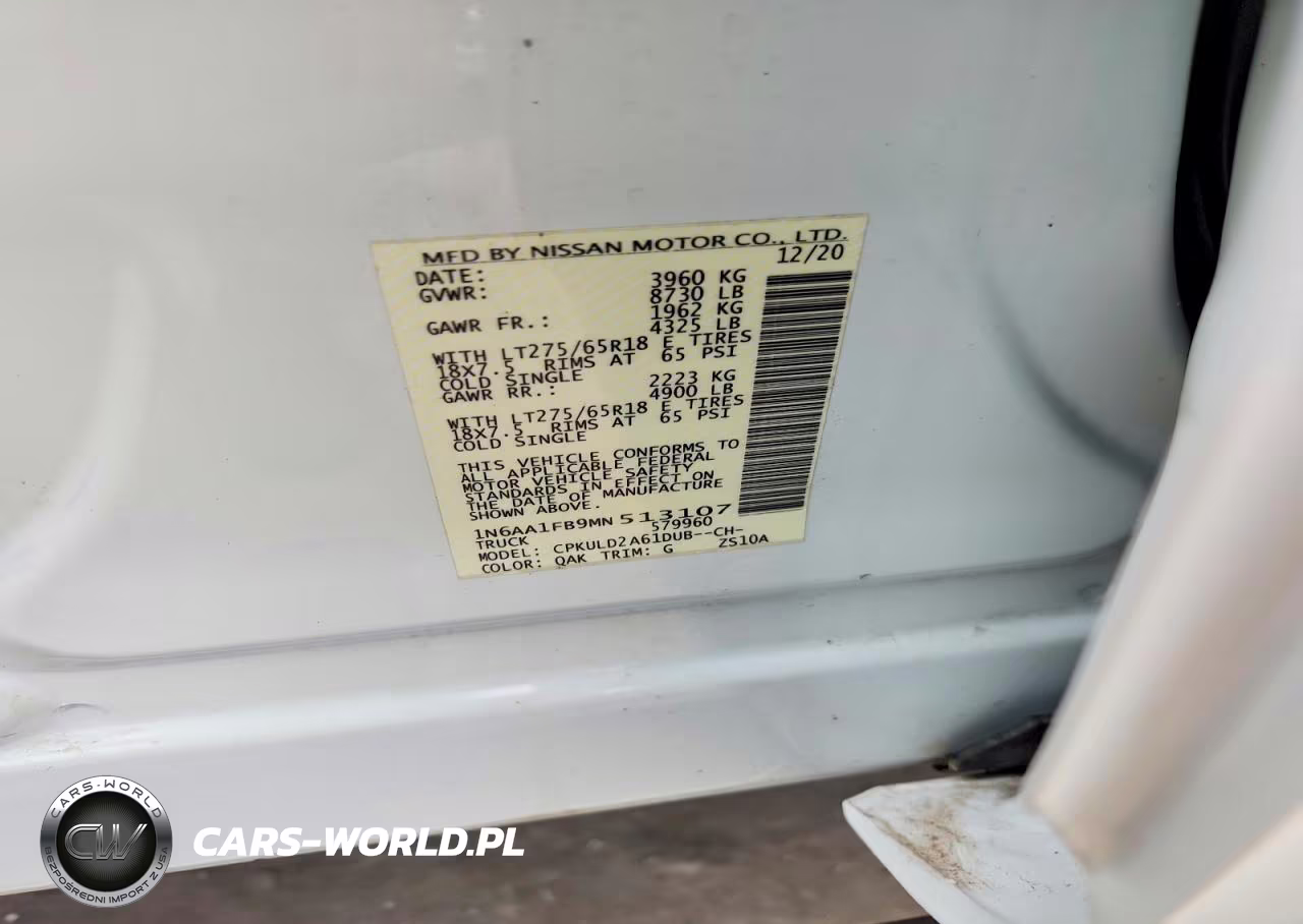 2021 Nissan Titan Xd Pro-4X VIN:1N6AA1FB9MN513107 - 12