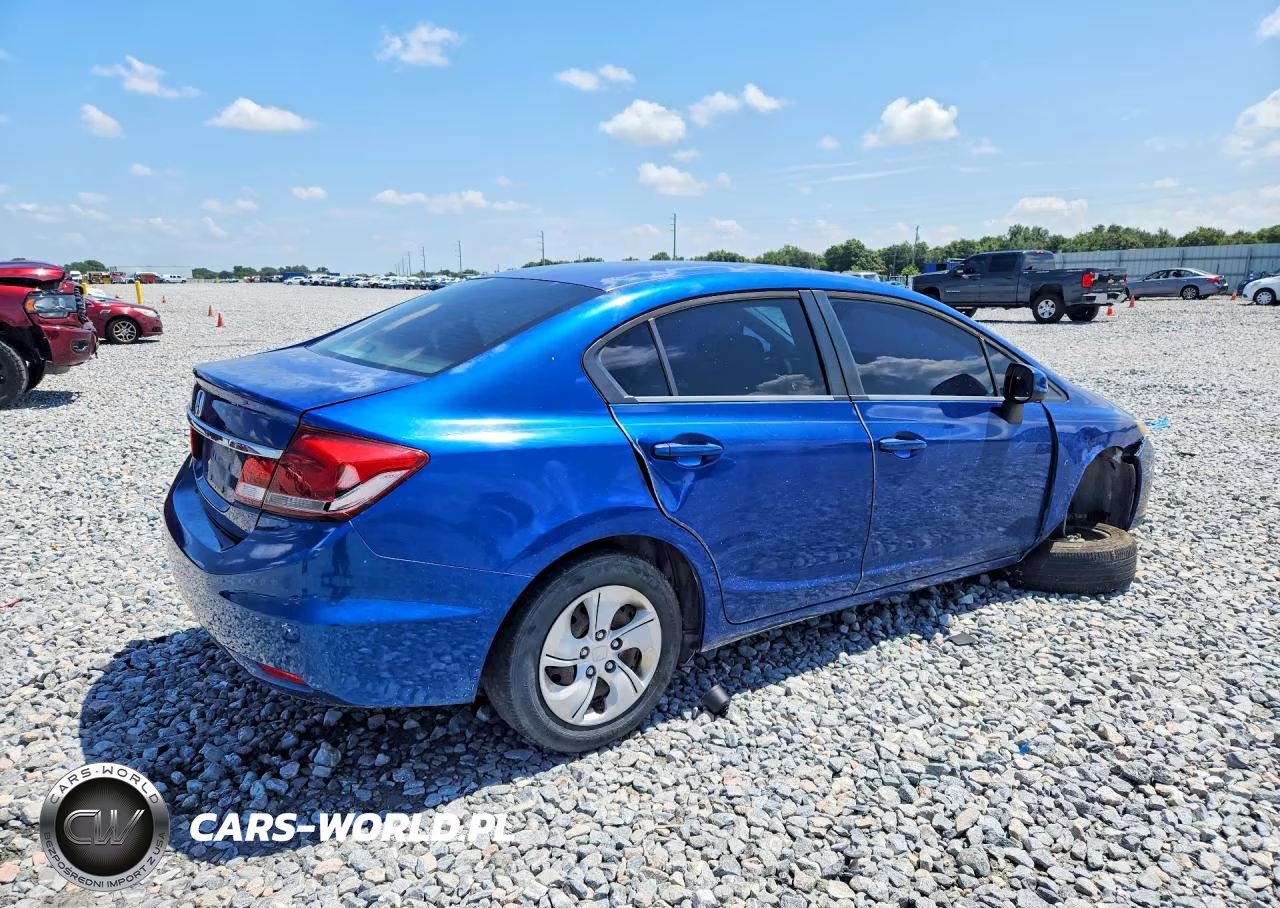 2013 Honda Civic Lx VIN:19XFB2F58DE034798 - 3