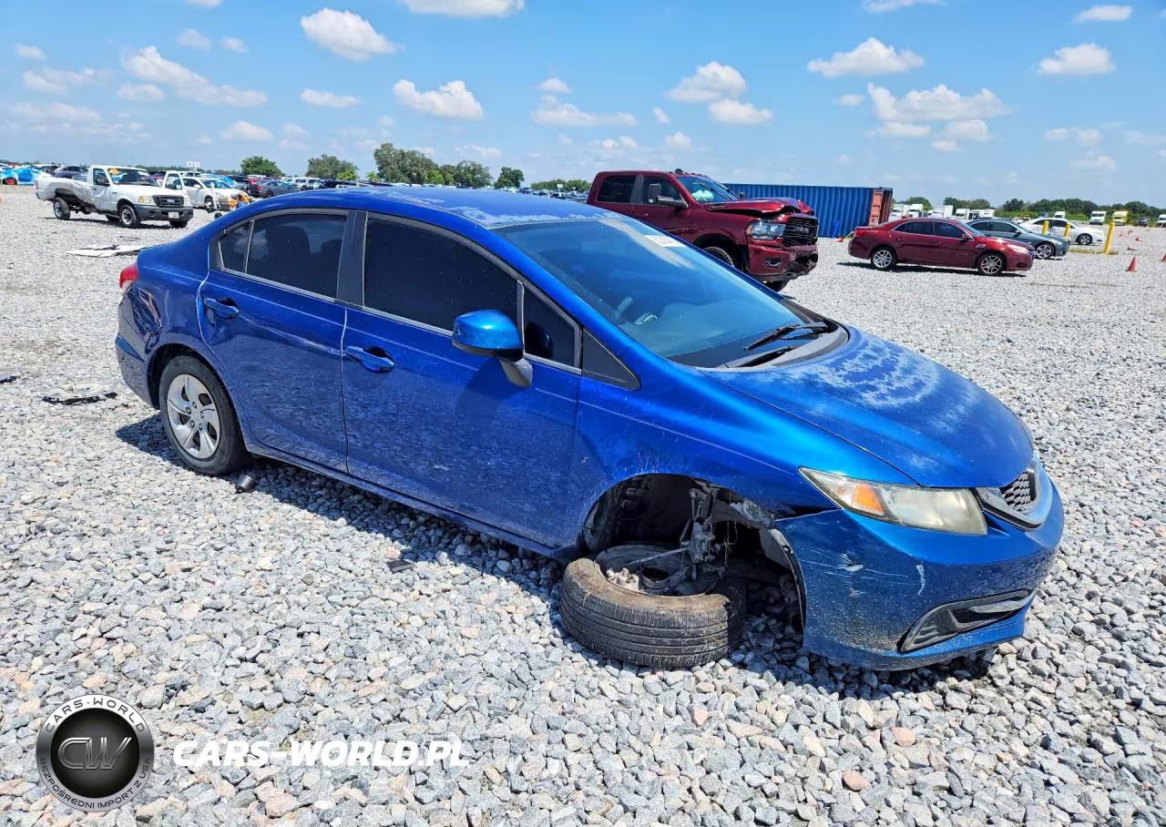 2013 Honda Civic Lx VIN:19XFB2F58DE034798 - 4