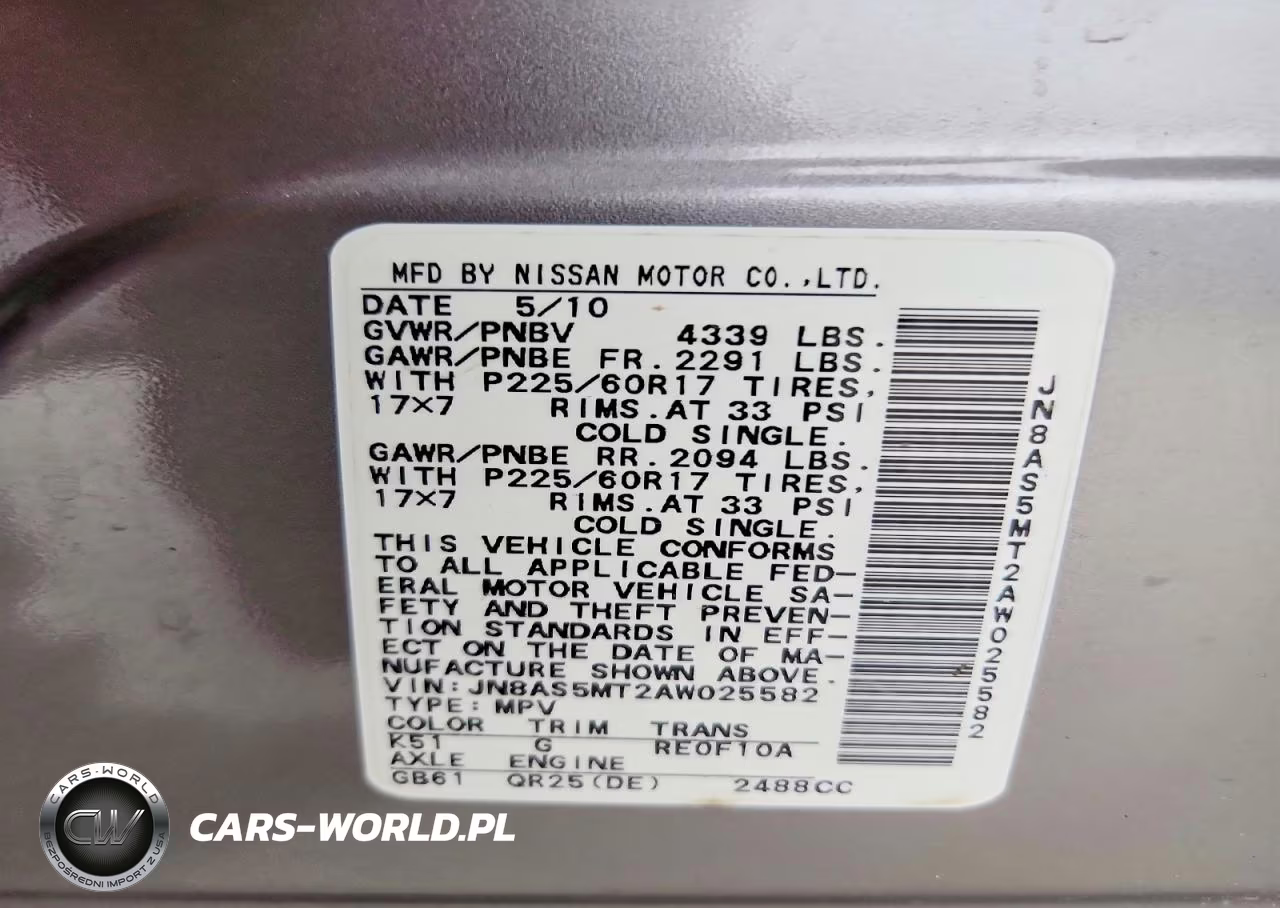 2010 Nissan Rogue Sl VIN:JN8AS5MT2AW025582 - 12