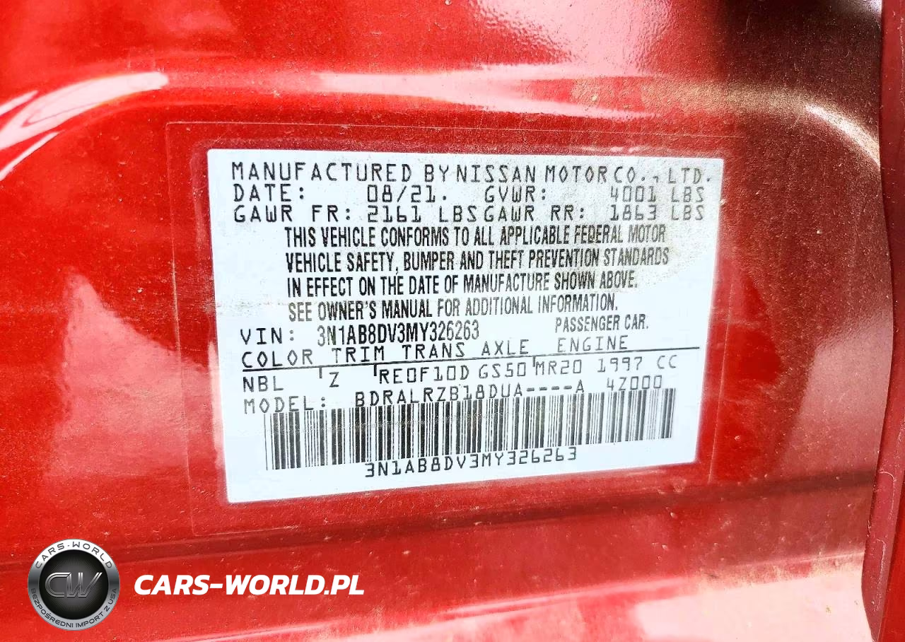 2021 Nissan Sentra Sr VIN:3N1AB8DV3MY326263 - 12