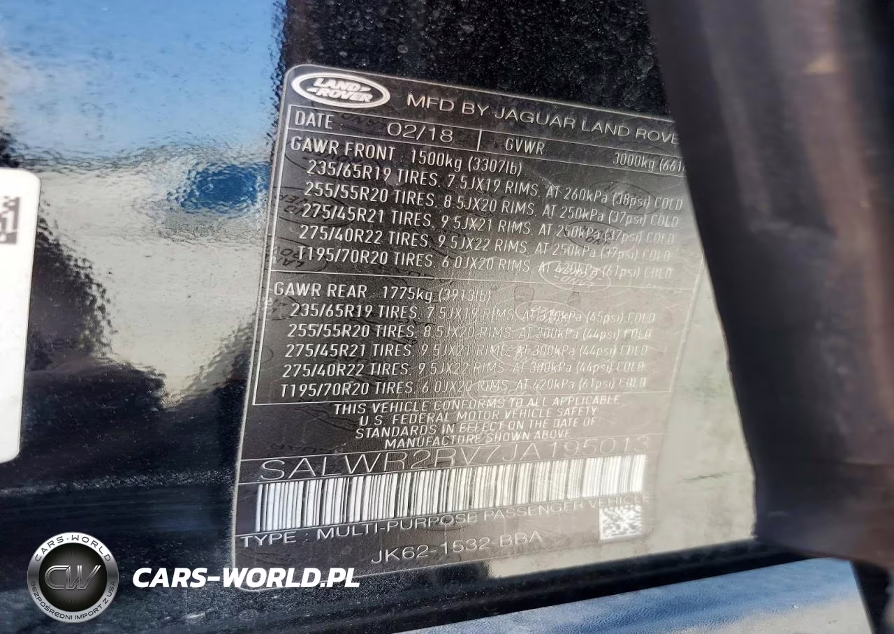 2018 Land Rover Range Rover Sport Hse VIN:SALWR2RV7JA195013 - 14