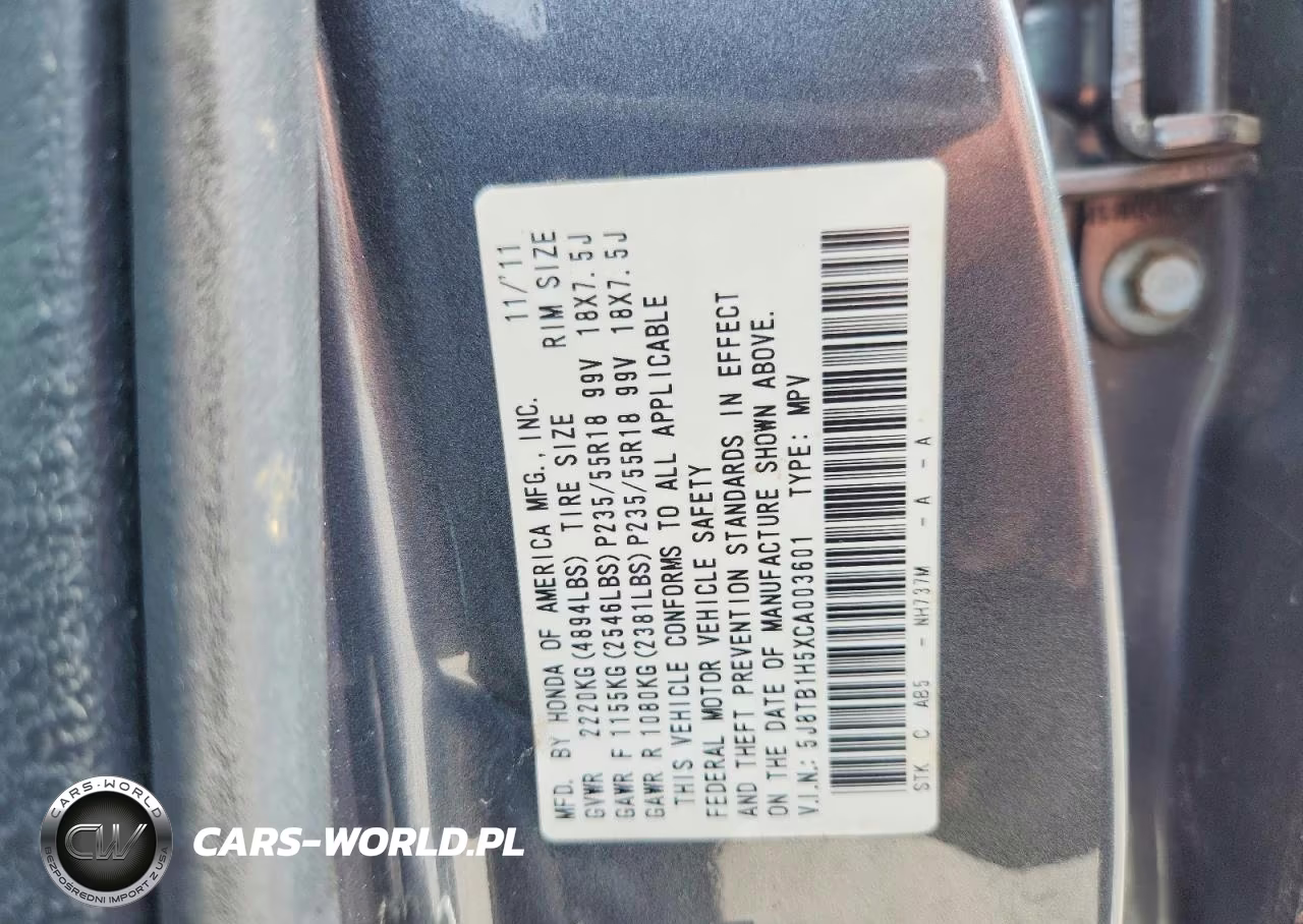 2012 Acura Rdx Technology VIN:5J8TB1H5XCA003601 - 13