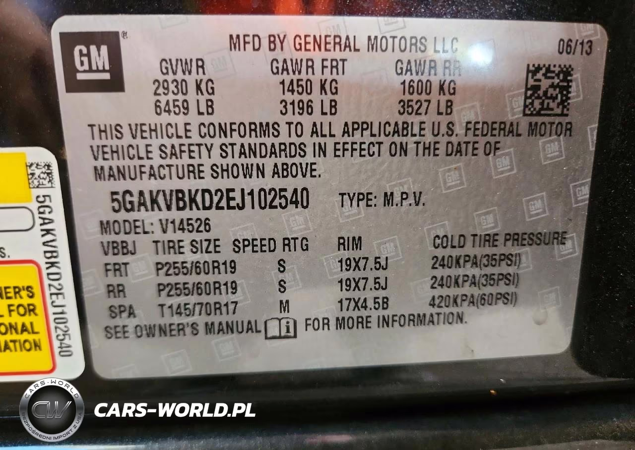 2014 Buick Enclave VIN:5GAKVBKD2EJ102540 - 13