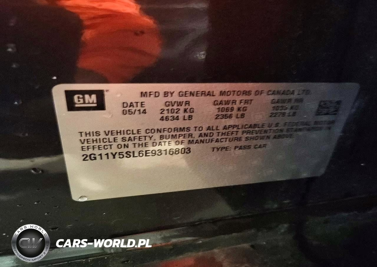 2014 Chevrolet Impala Ls VIN:2G11Y5SL6E9316803 - 12
