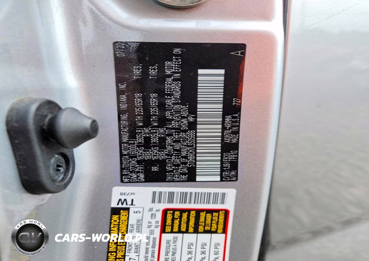 2020 Toyota Highlander Hybrid Xle VIN:5TDHBRCH7LS505666 - 13