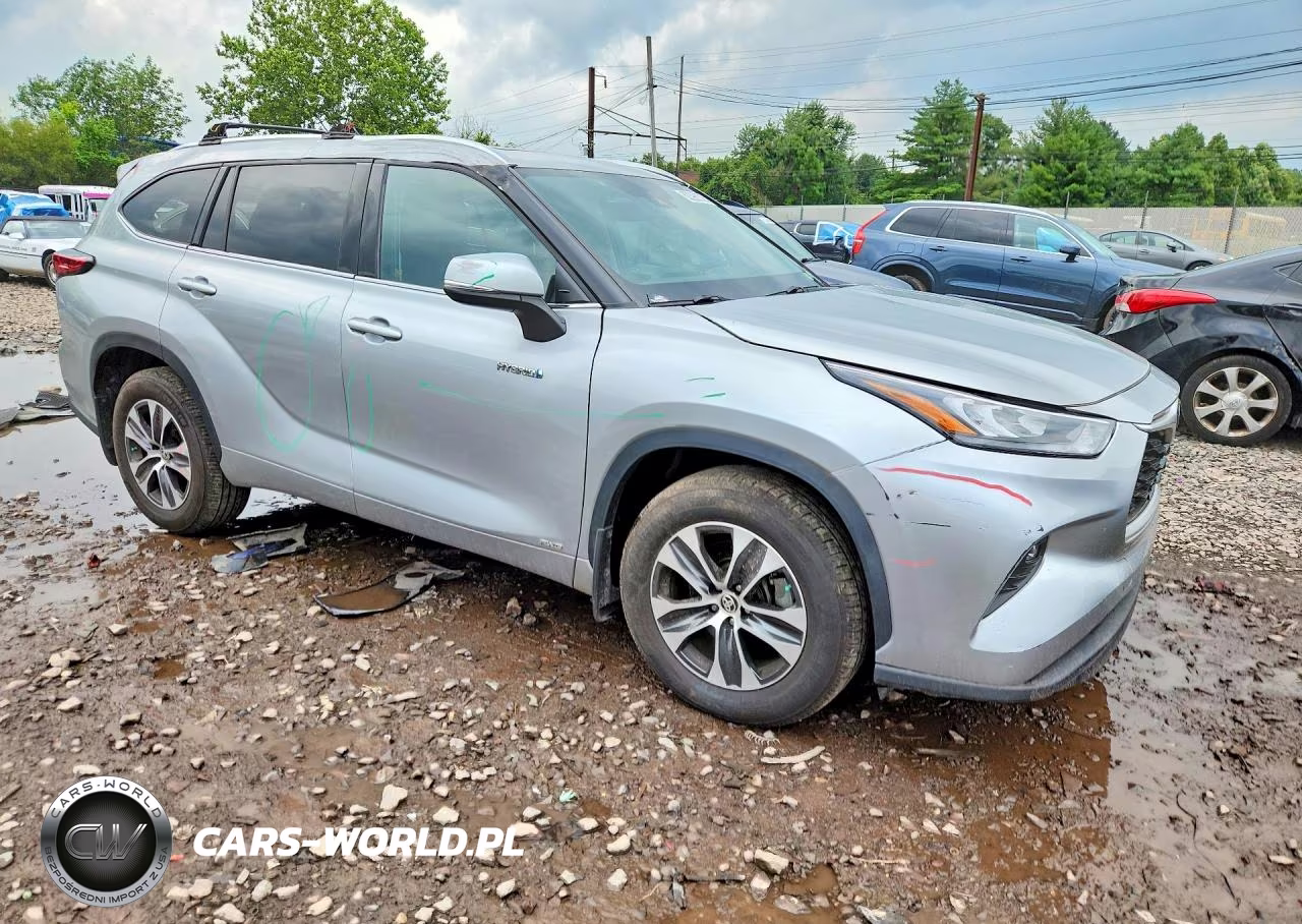 2020 Toyota Highlander Hybrid Xle VIN:5TDHBRCH7LS505666 - 4