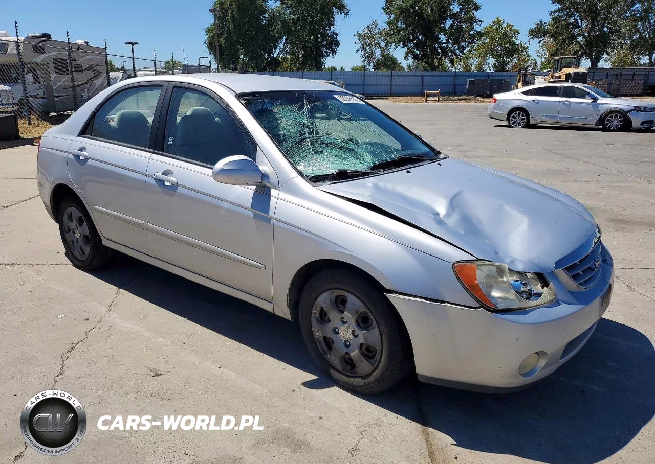 2005 Kia Spectra Lx VIN:KNAFE122X55192339 - 4