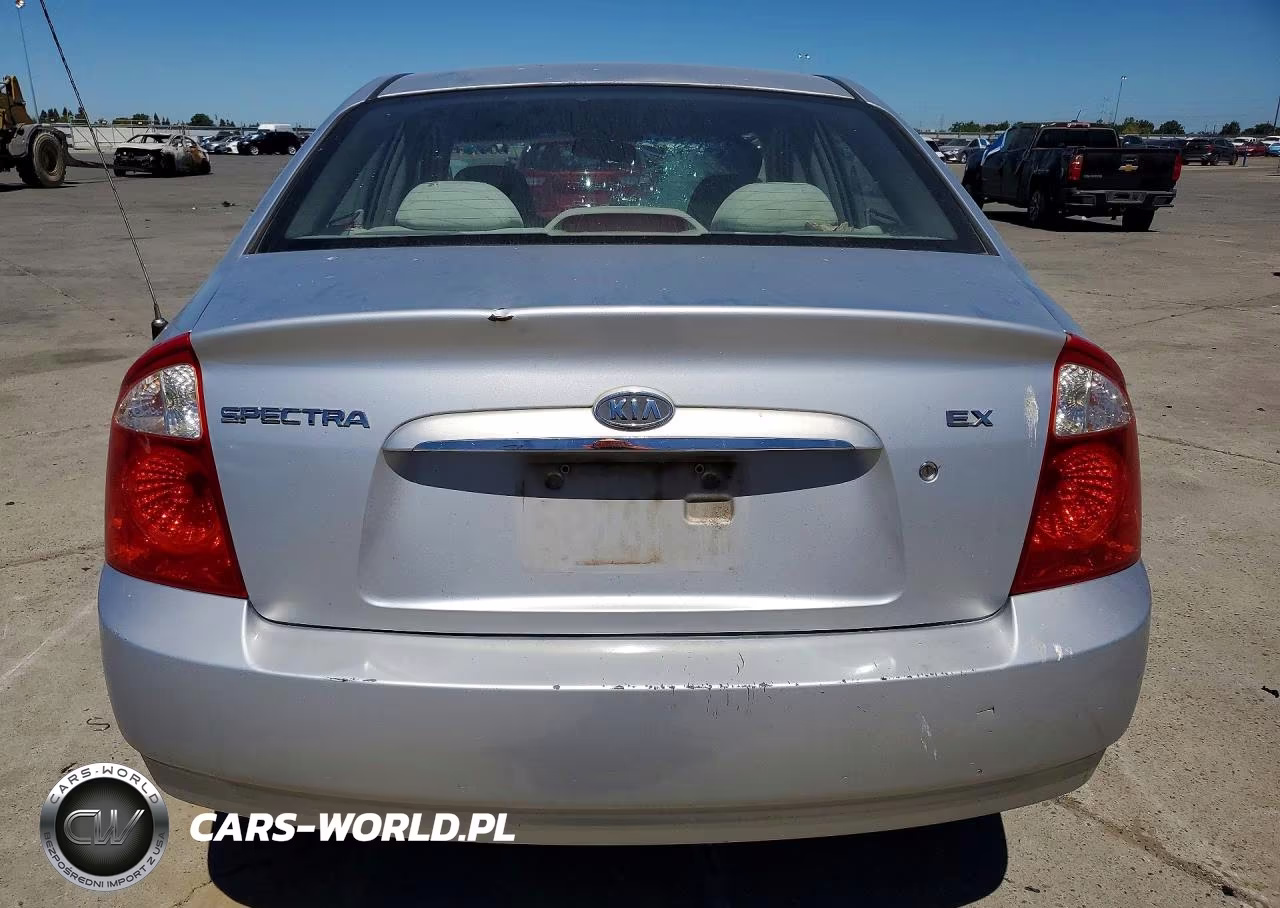 2005 Kia Spectra Lx VIN:KNAFE122X55192339 - 6