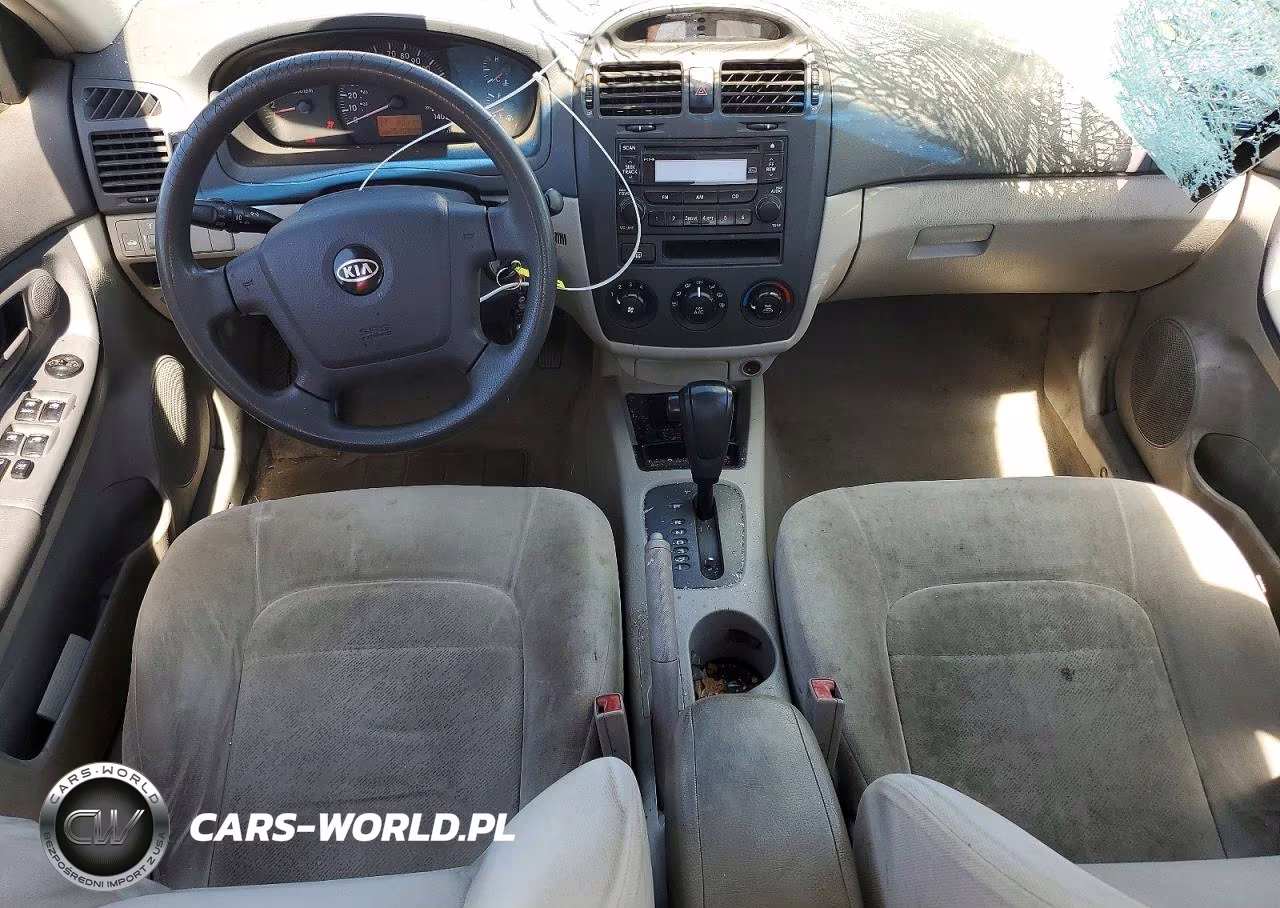 2005 Kia Spectra Lx VIN:KNAFE122X55192339 - 8