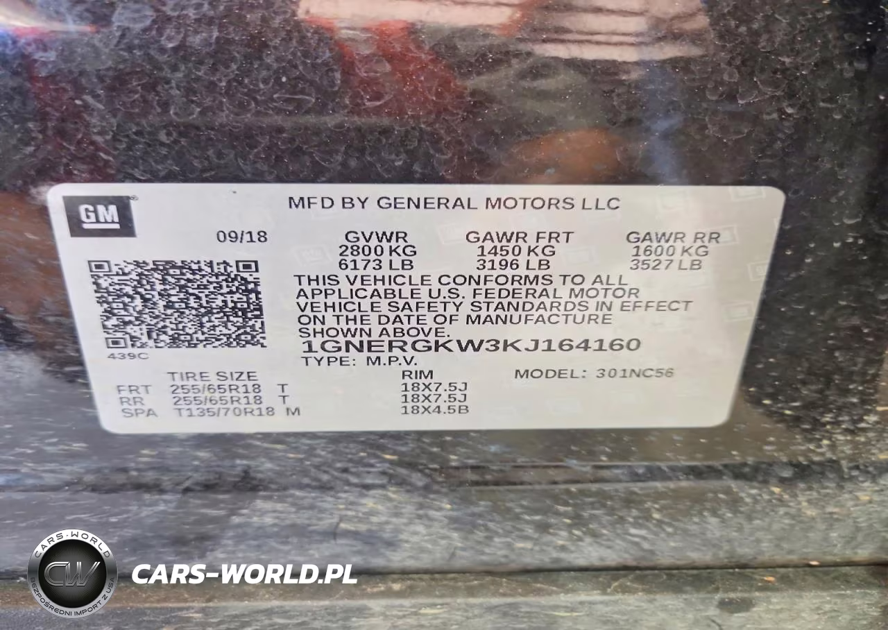 2019 Chevrolet Traverse Lt VIN:1GNERGKW3KJ164160 - 13