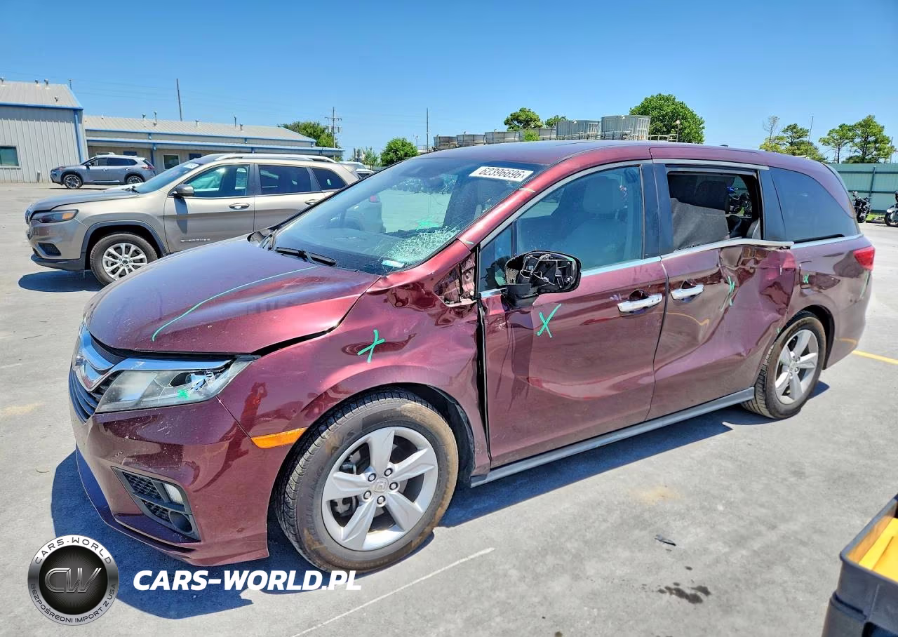 2019 Honda Odyssey Exl VIN:5FNRL6H71KB062725 - 1