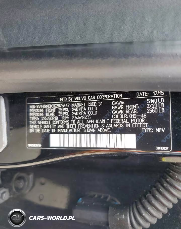 2016 Volvo Xc60 T6 Premier VIN:YV449MDK1G2875447 - 14