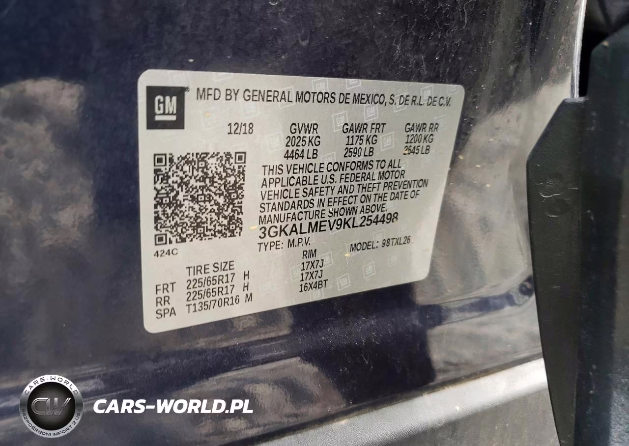 2019 GMC Terrain Sle VIN:3GKALMEV9KL254498 - 13