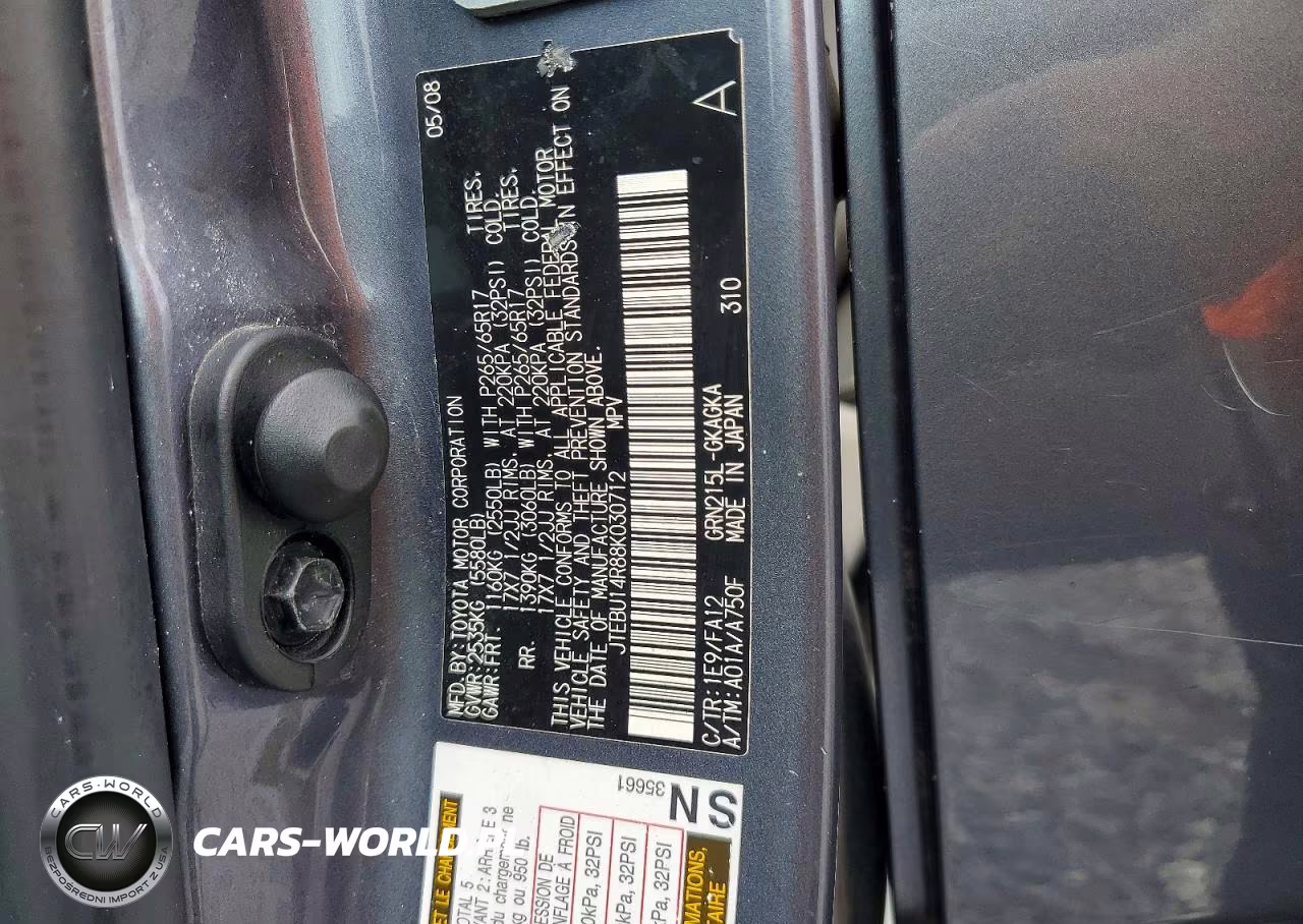 2008 Toyota 4Runner Sr5 VIN:JTEBU14R88K030712 - 14