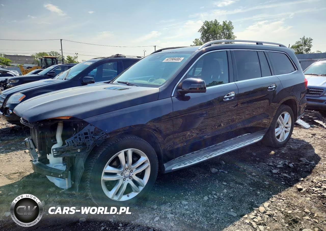 2017 Mercedes-Benz Gls 450 4Matic VIN:4JGDF6EE9HA837645 - 1