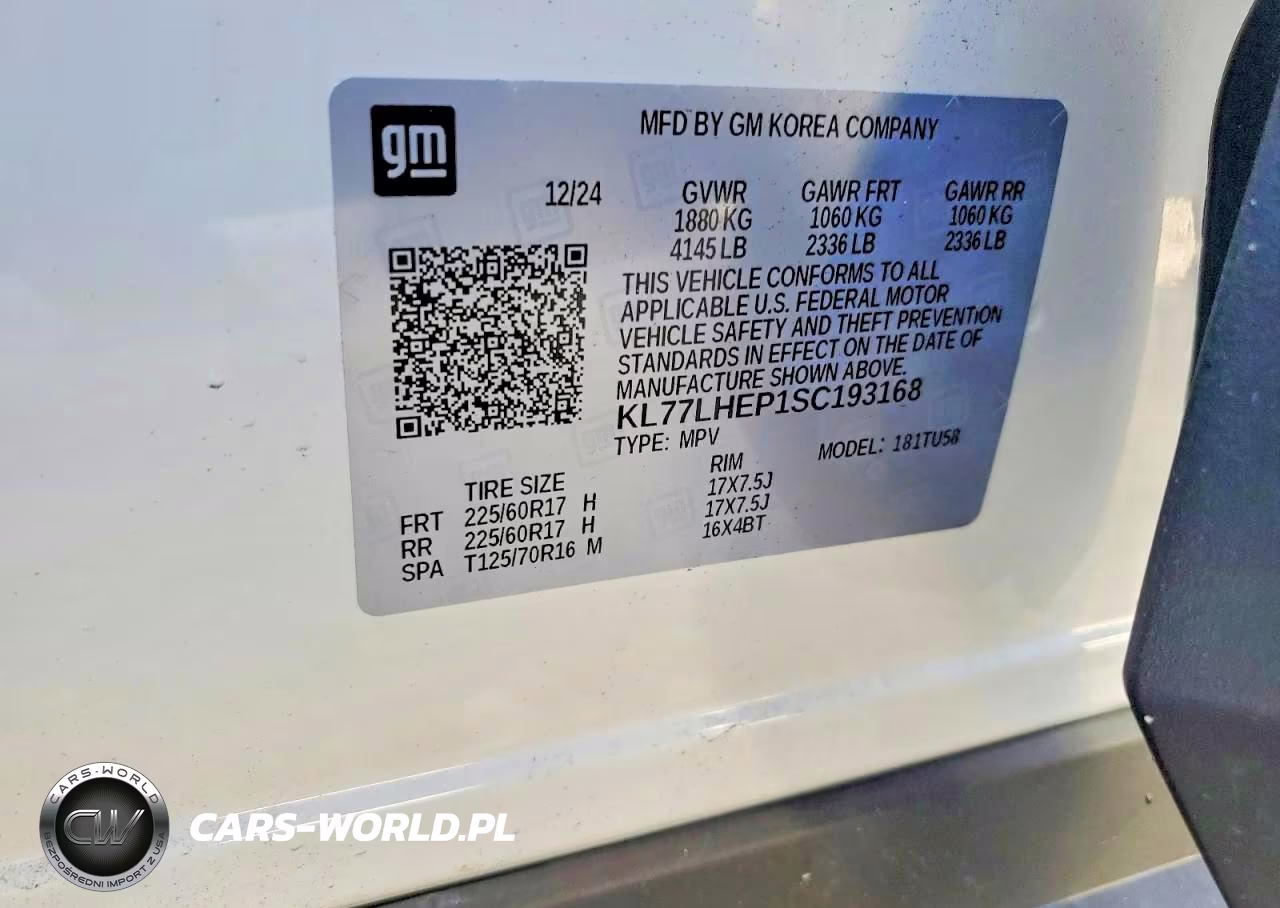 2025 Chevrolet Trax 1Lt VIN:KL77LHEP1SC193168 - 13