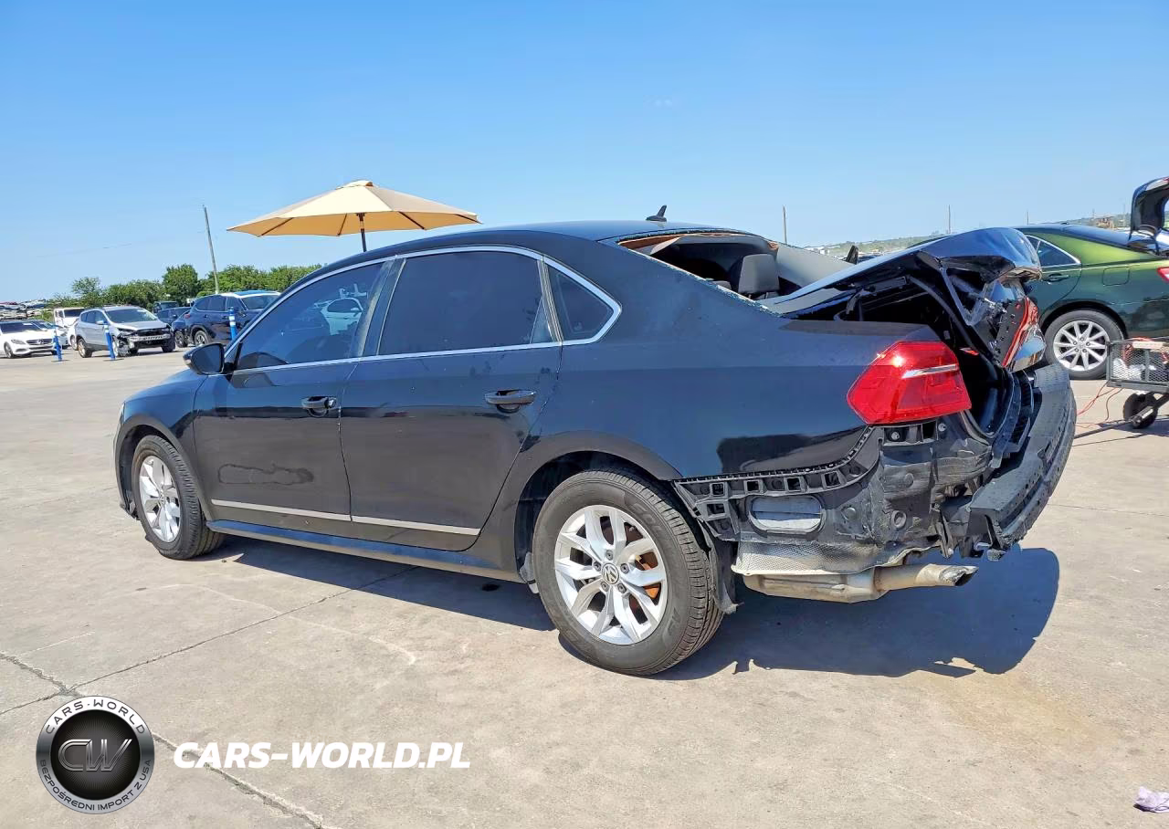 2016 Volkswagen Passat VIN:1VWAT7A36GC019297 - 2