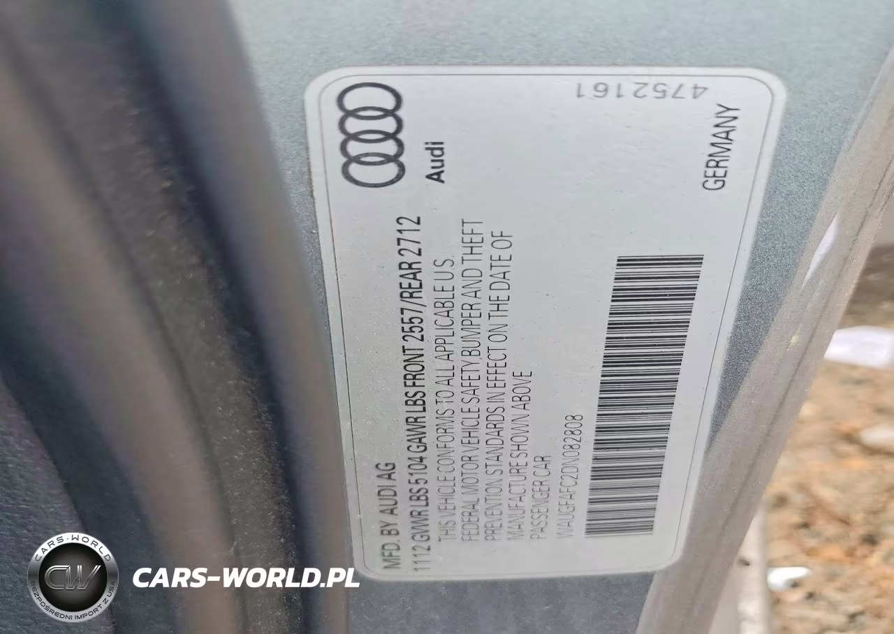2013 Audi A6 Premium Plus VIN:WAUGFAFC2DN082808 - 12