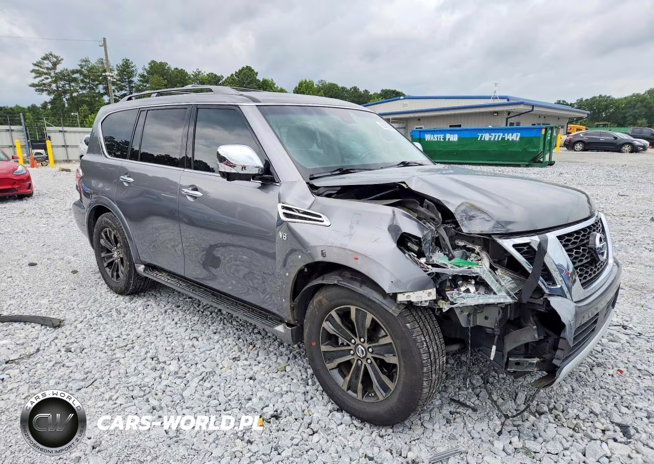 2017 Nissan Armada Platinum VIN:JN8AY2NFXH9301635 - 4