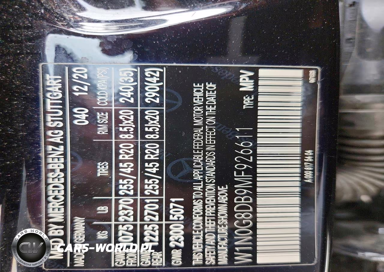 2021 Mercedes-Benz Glc 300 VIN:W1N0G8DB9MF926611 - 13