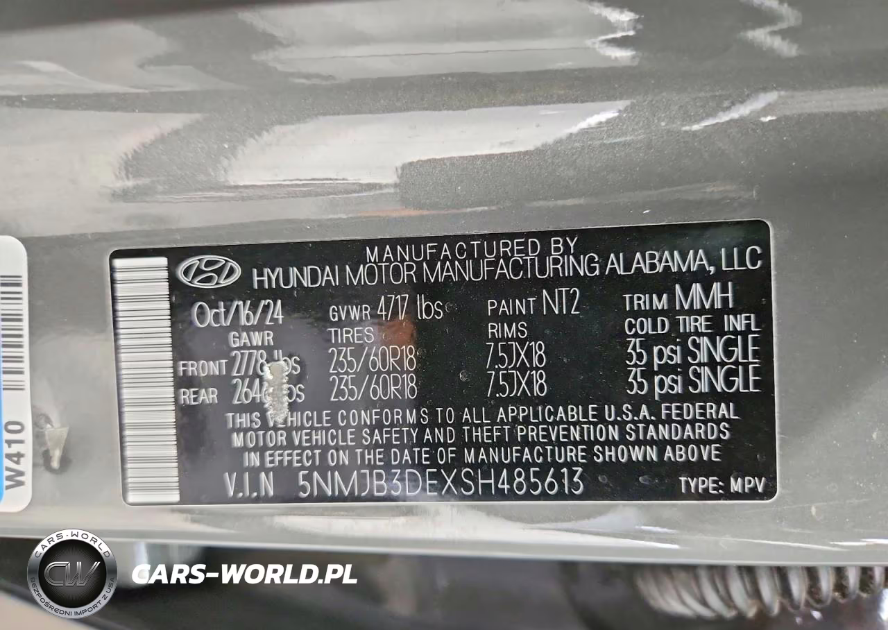 2025 Hyundai Tucson Sel VIN:5NMJB3DEXSH485613 - 14