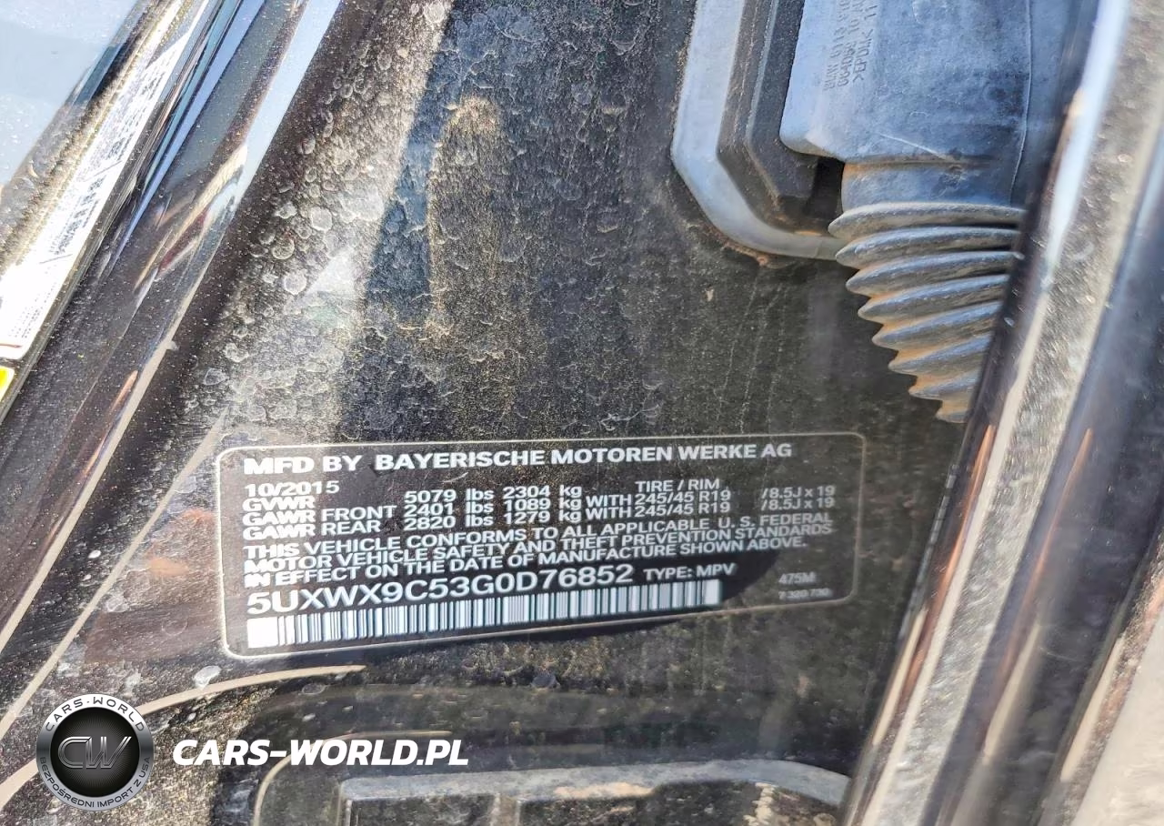 2016 BMW X3 xDrive28I VIN:5UXWX9C53G0D76852 - 13