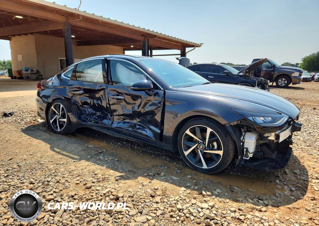 2021 Hyundai Sonata Sel Plus VIN:5NPEJ4J25MH107516 - 4