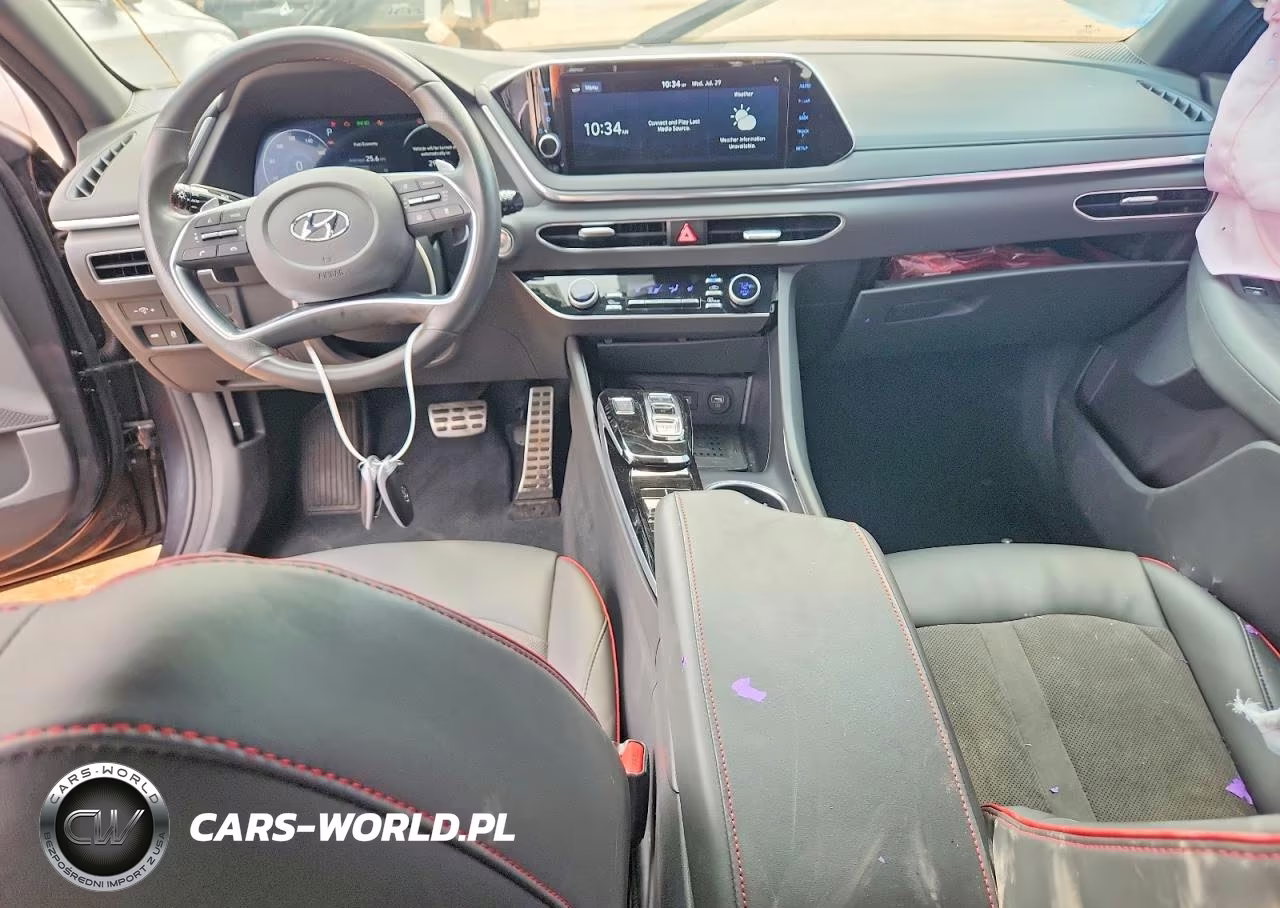 2021 Hyundai Sonata Sel Plus VIN:5NPEJ4J25MH107516 - 8