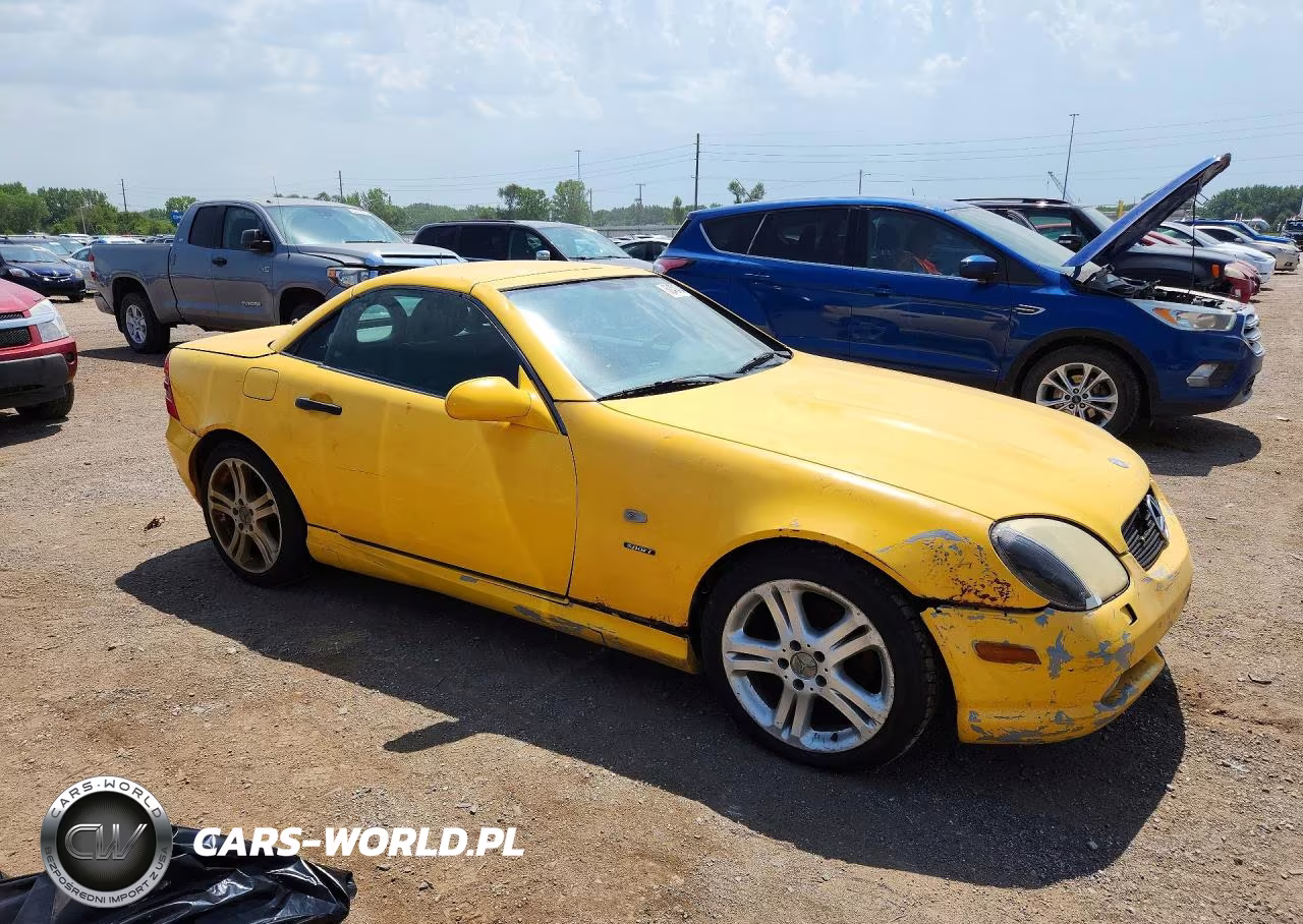2000 Mercedes-Benz Slk 230 Kompressor VIN:WDBKK47F0YF161962 - 4