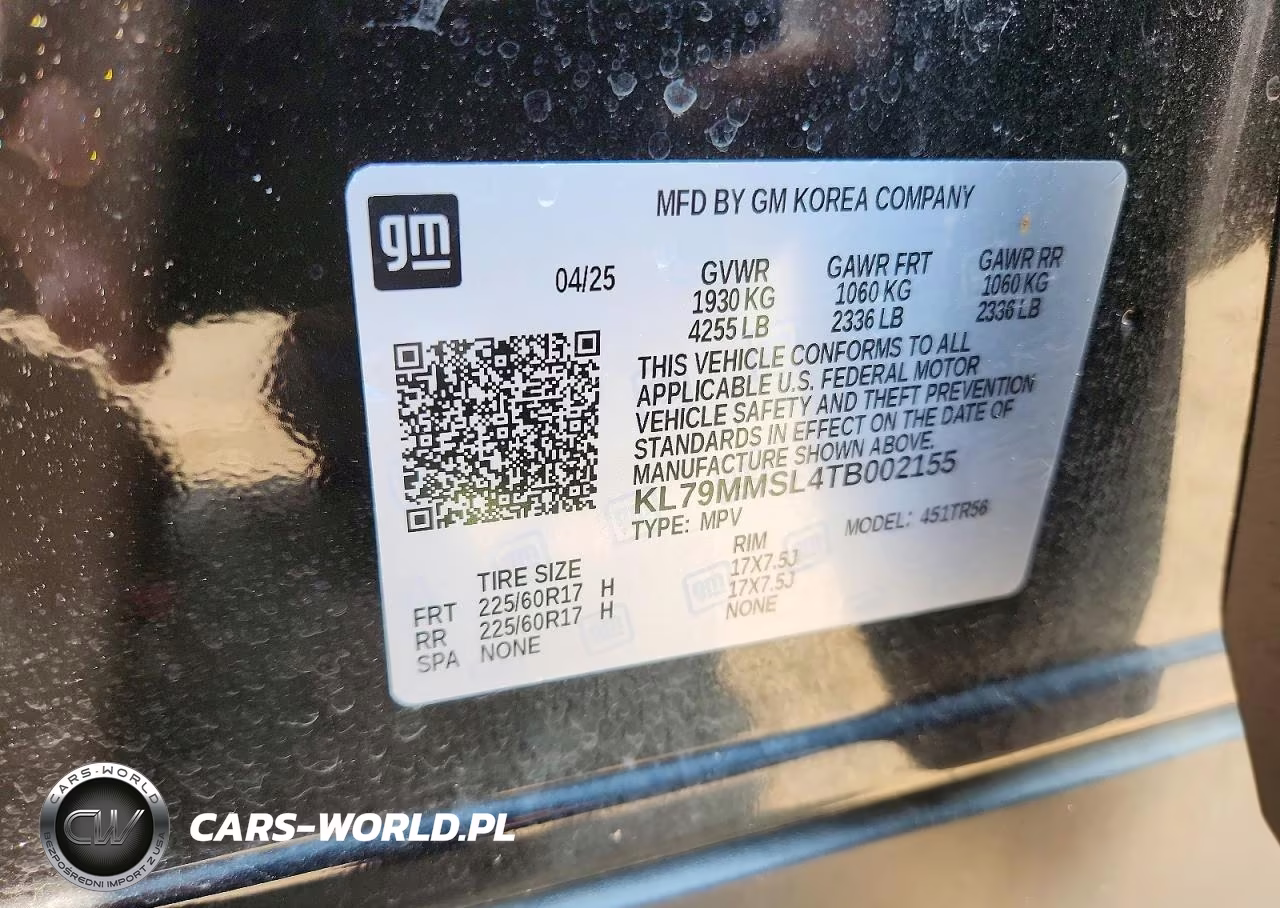 2026 Chevrolet Trailblazer Ls VIN:KL79MMSL4TB002155 - 13