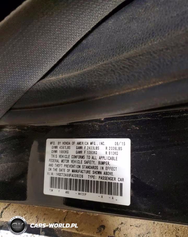 2015 Honda Accord Exl VIN:1HGCT2A88FA009036 - 13