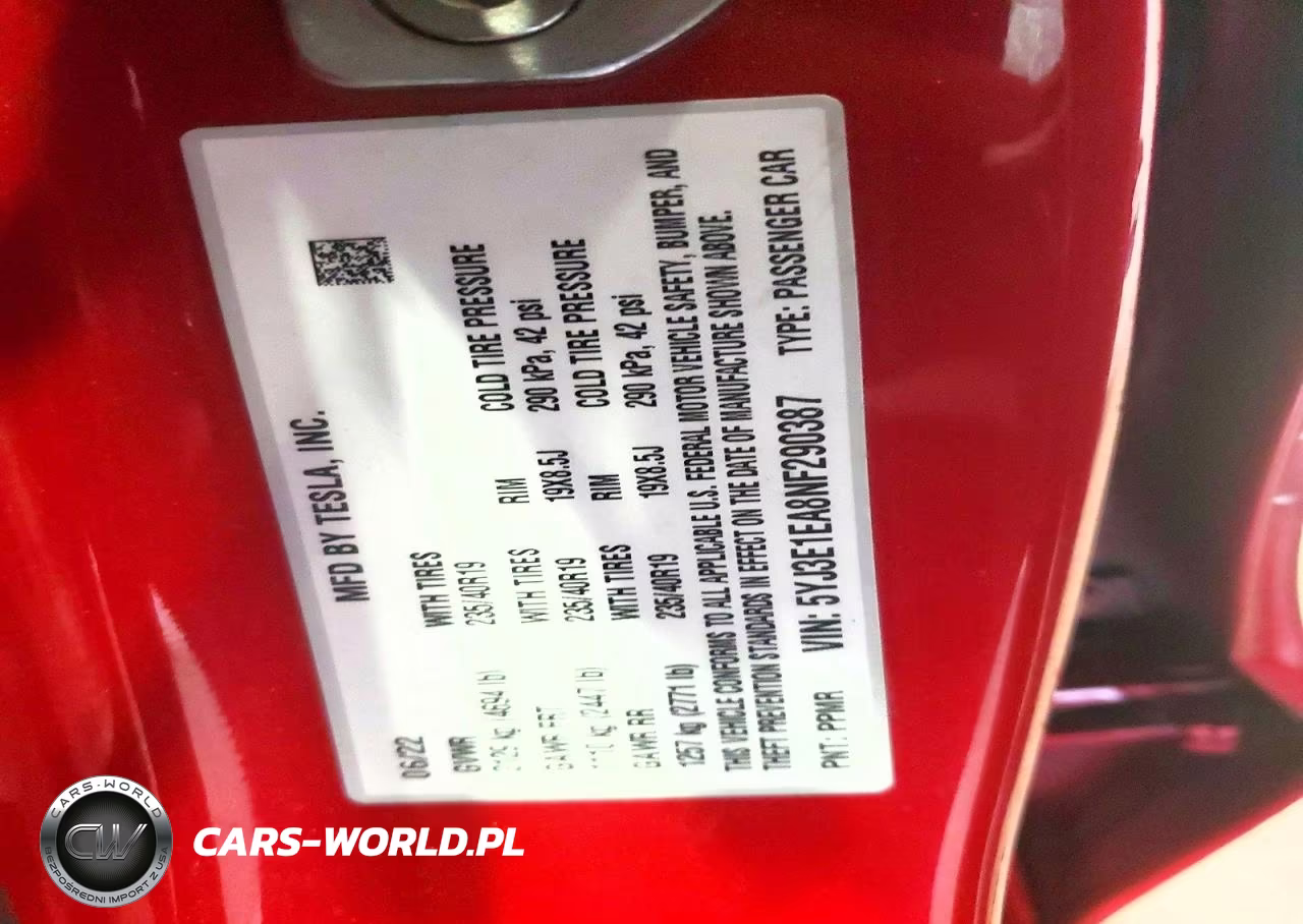 2022 Tesla Model 3 VIN:5YJ3E1EA8NF290387 - 12