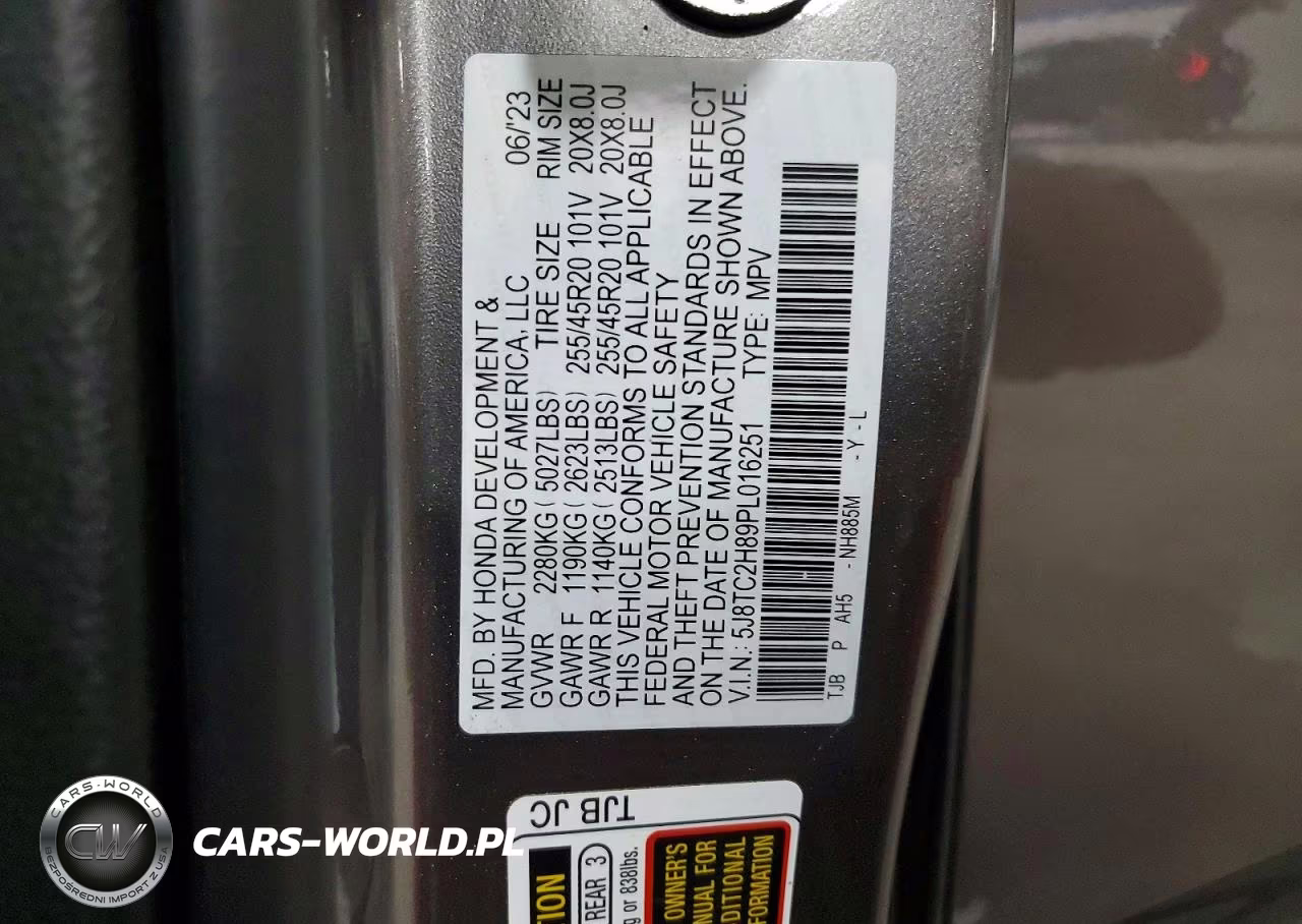 2023 Acura Rdx A-Spec Advance VIN:5J8TC2H89PL016251 - 14