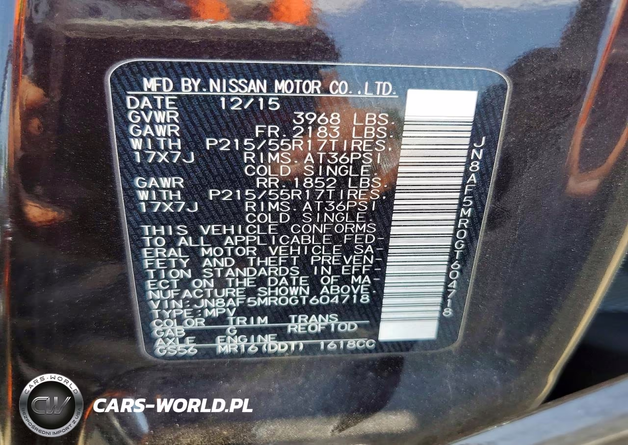 2016 Nissan Juke S VIN:JN8AF5MR0GT604718 - 13