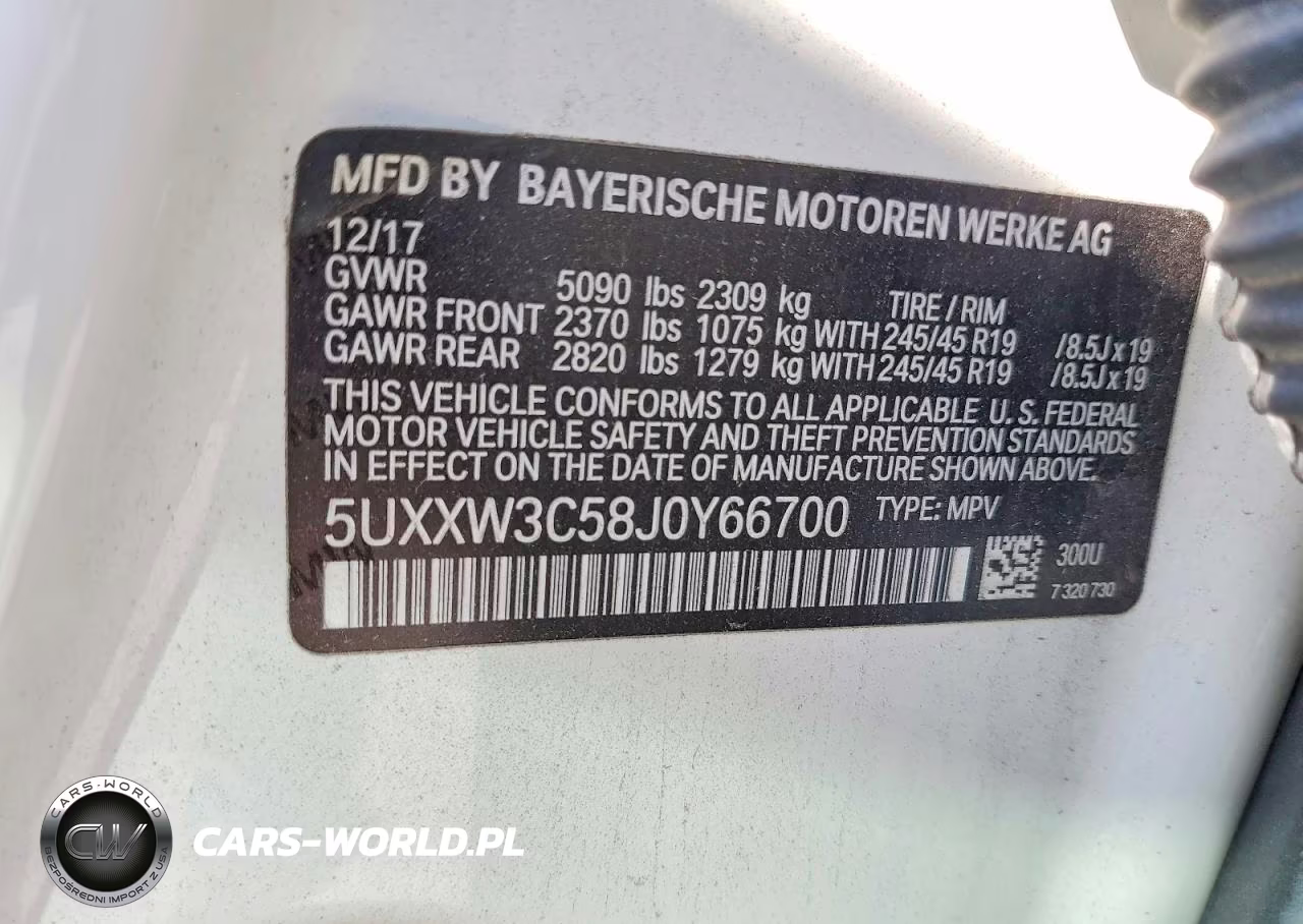 2018 BMW X4 xDrive28I VIN:5UXXW3C58J0Y66700 - 14