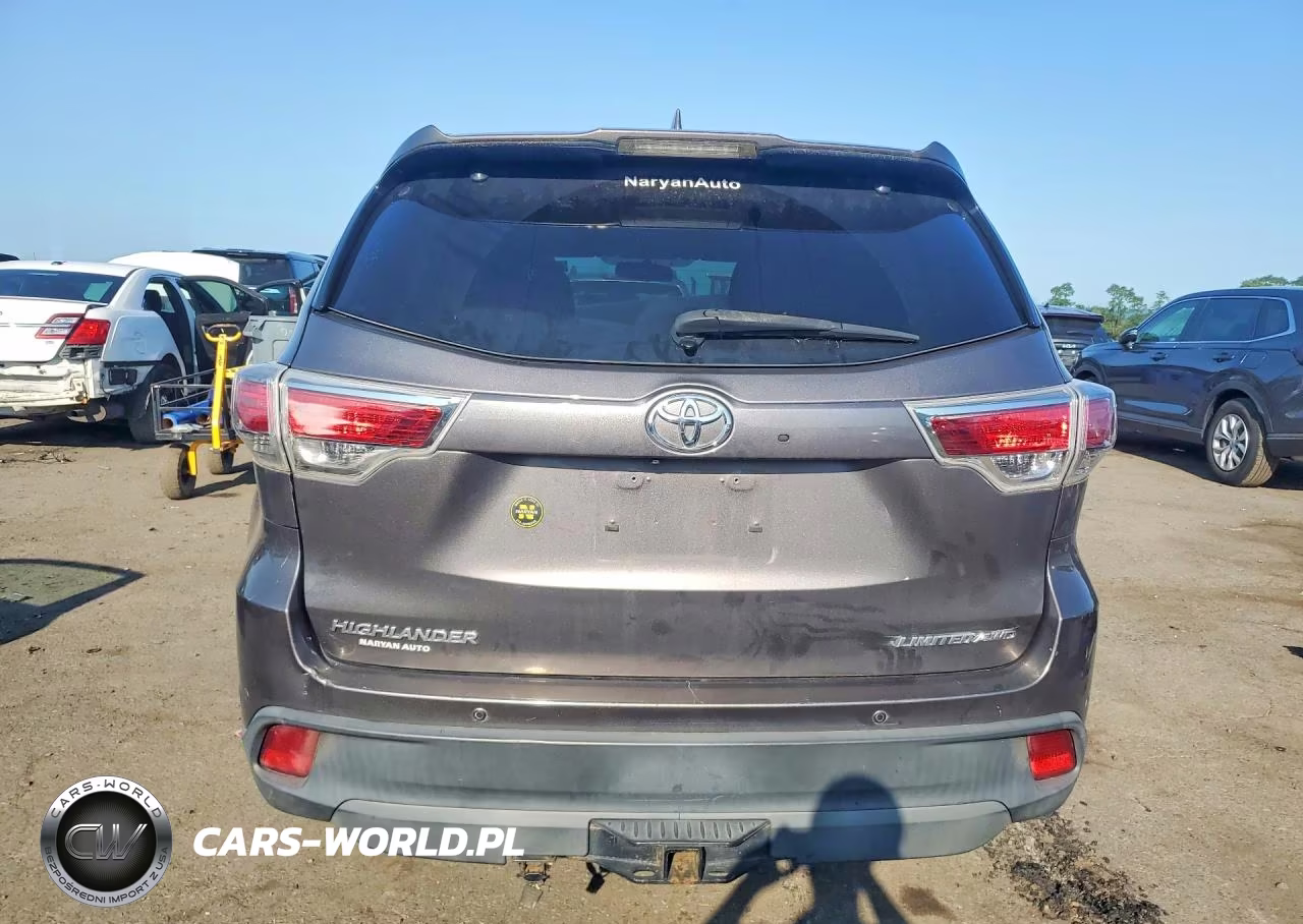 2015 Toyota Highlander Limited VIN:5TDDKRFH5FS137521 - 6