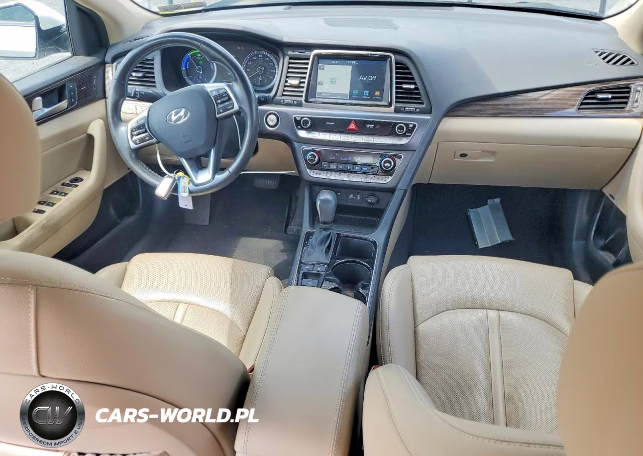 2019 Hyundai Sonata Hybrid Limited VIN:KMHE34L35KA087901 - 8