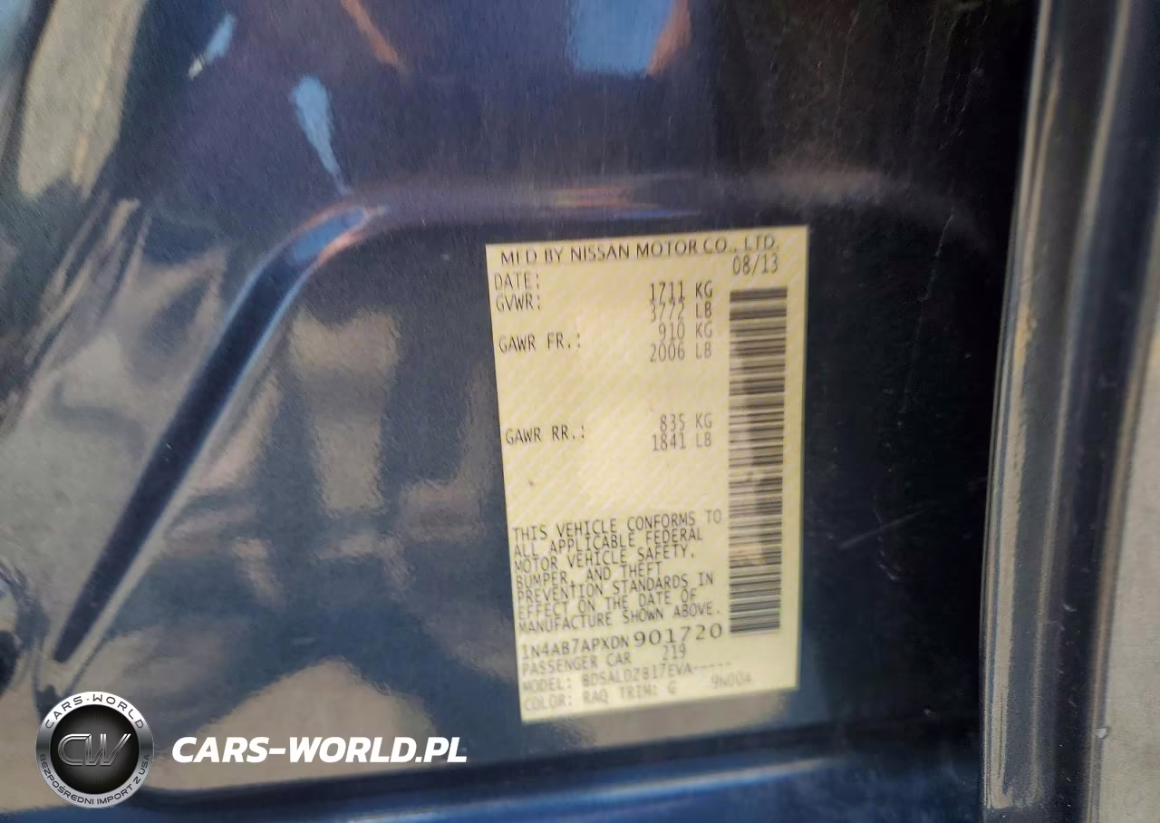 2013 Nissan Sentra S VIN:1N4AB7APXDN901720 - 13