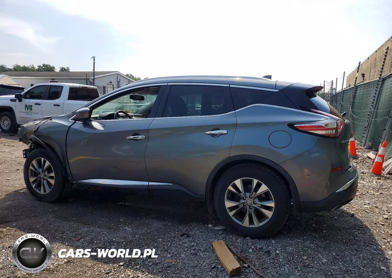 2017 Nissan Murano Sl VIN:5N1AZ2MH8HN176018 - 2