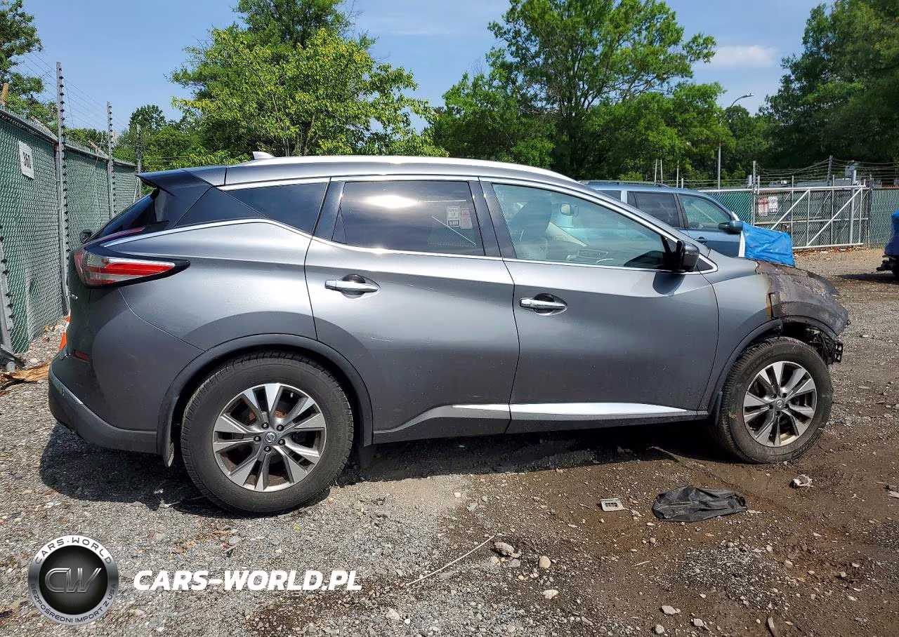 2017 Nissan Murano Sl VIN:5N1AZ2MH8HN176018 - 3