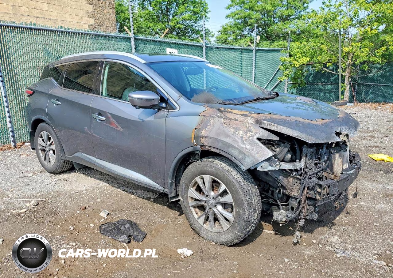 2017 Nissan Murano Sl VIN:5N1AZ2MH8HN176018 - 4