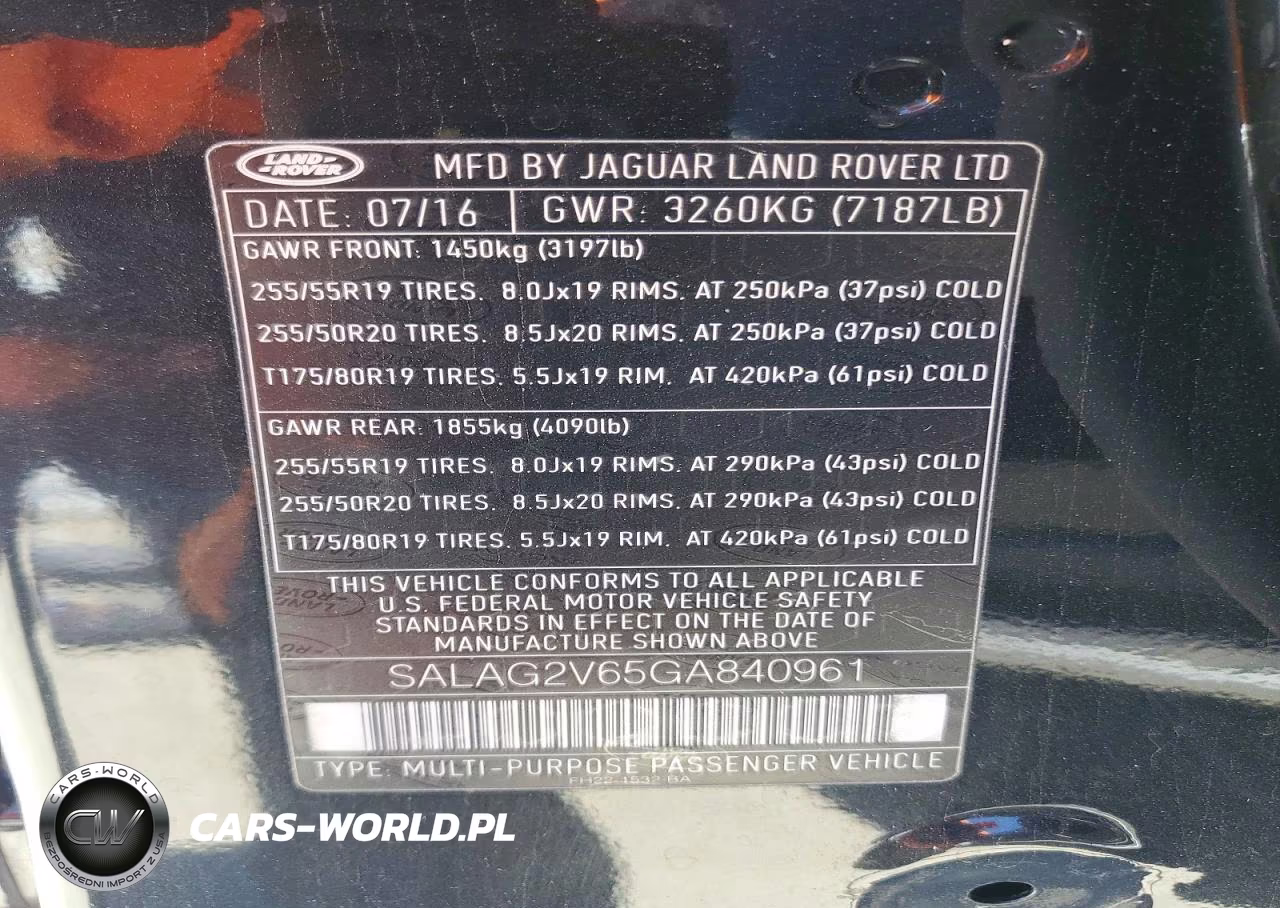 2016 Land Rover Lr4 Hse VIN:SALAG2V65GA840961 - 14