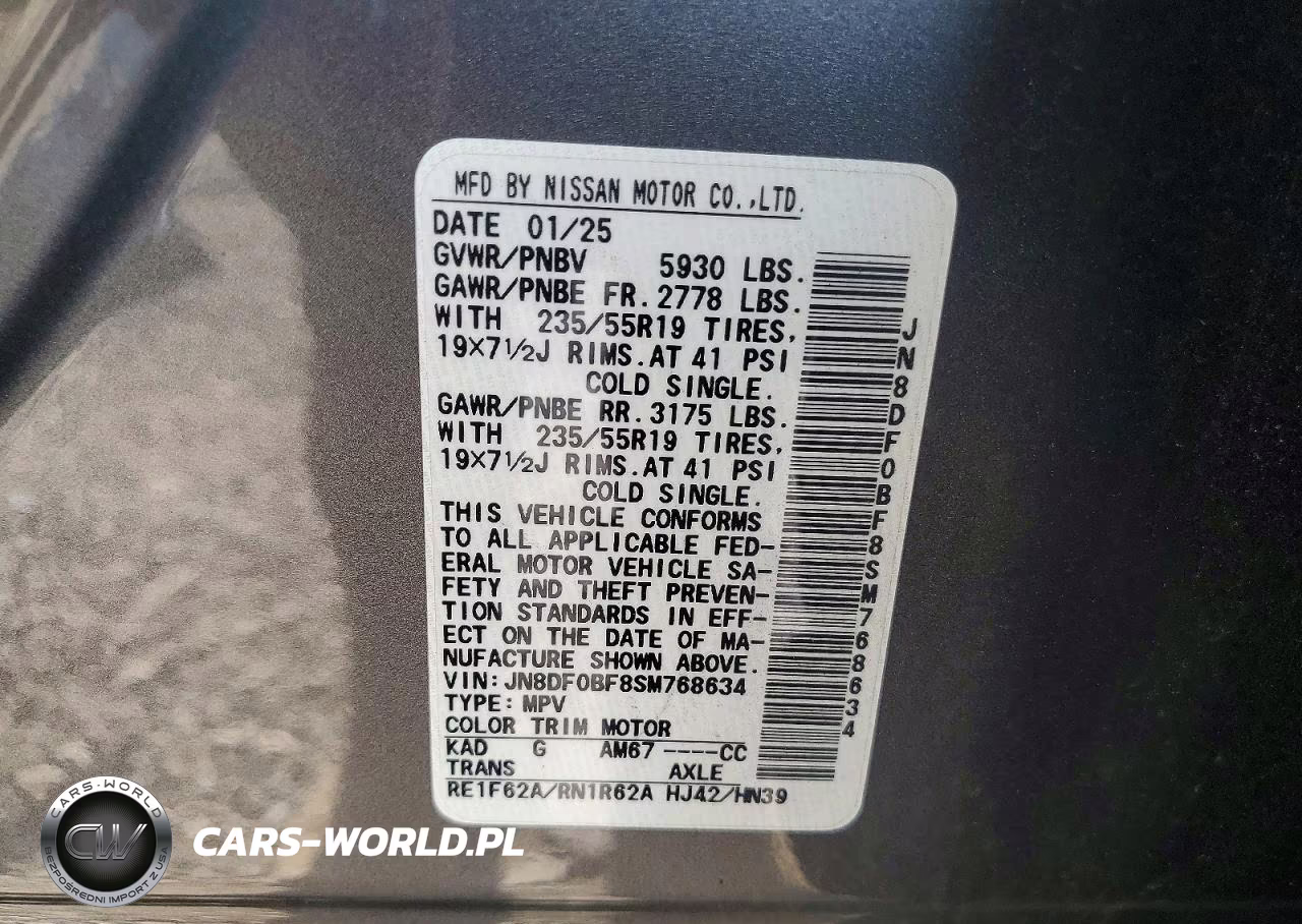 2025 Nissan Ariya Engage+ E-4Orce VIN:JN8DF0BF8SM768634 - 13