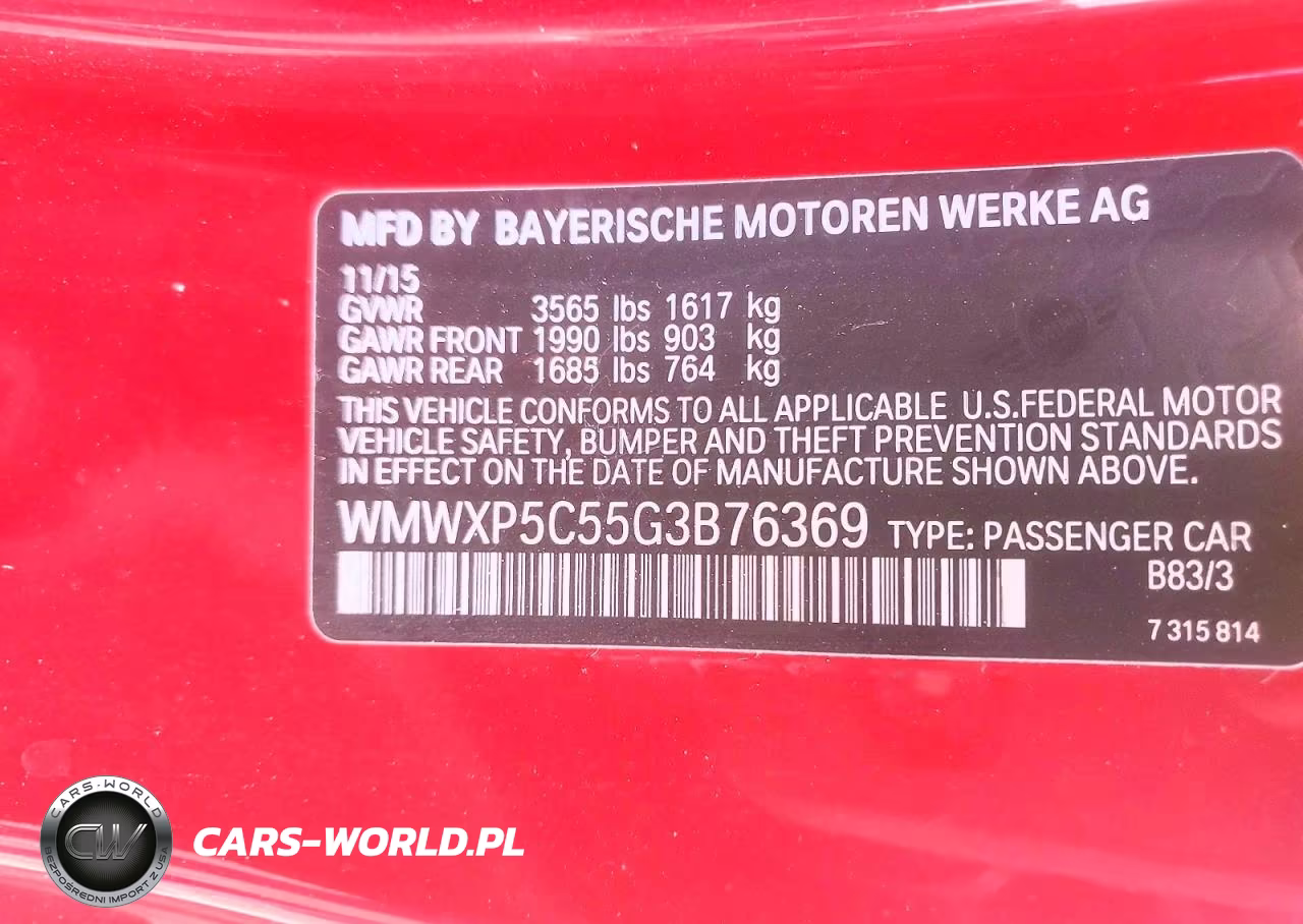 2016 Mini Cooper VIN:WMWXP5C55G3B76369 - 13