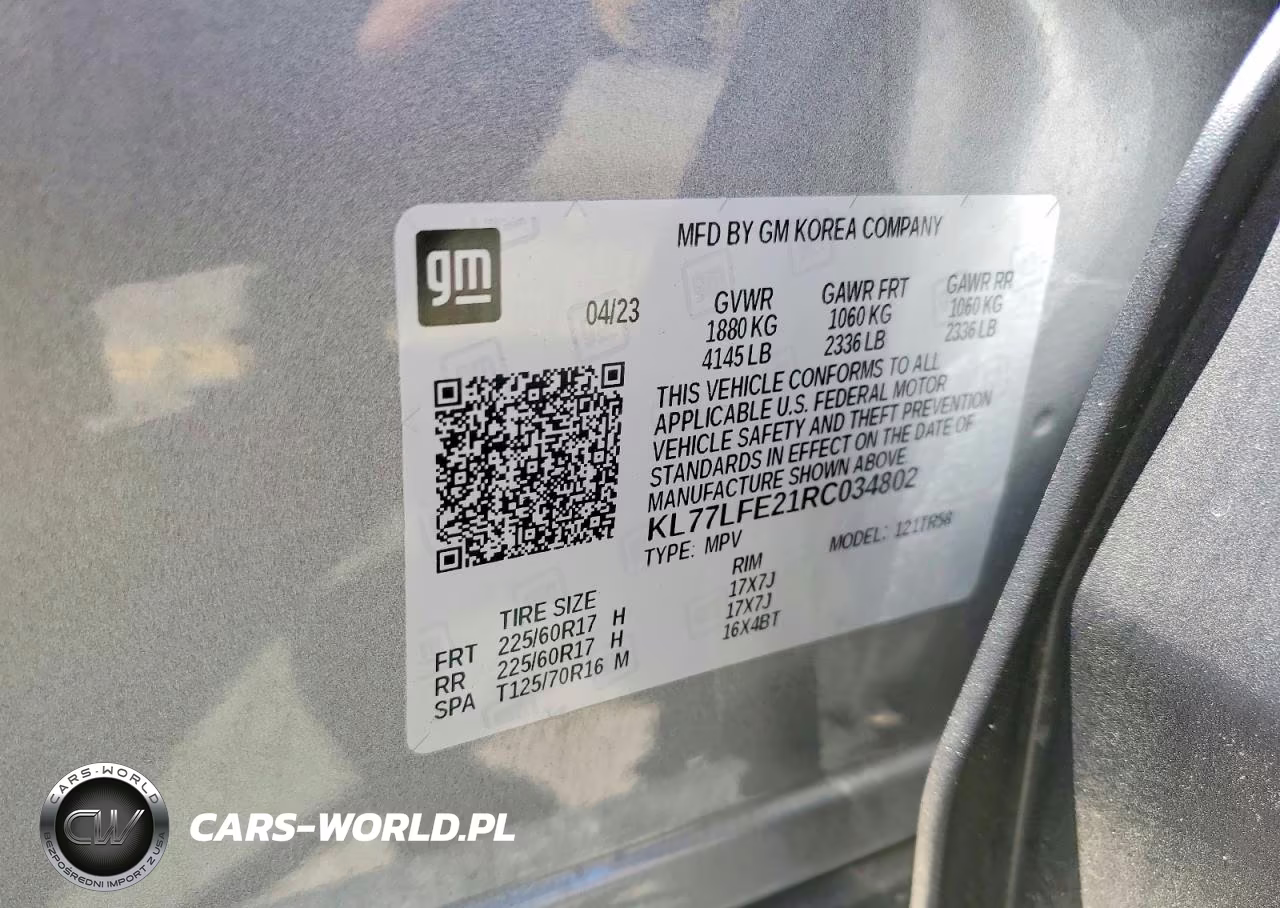 2024 Chevrolet Trax Ls VIN:KL77LFE21RC034802 - 14