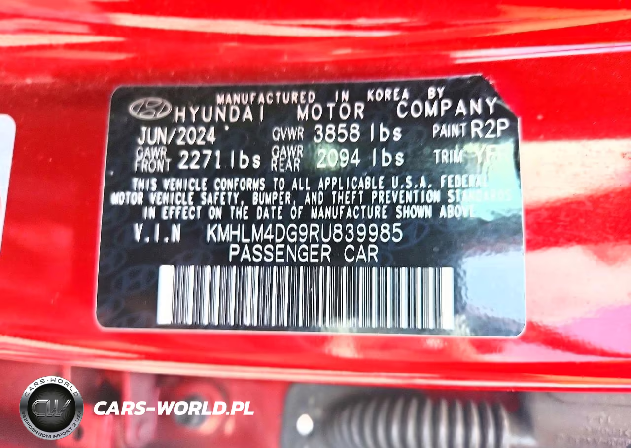 2024 Hyundai Elantra Sel VIN:KMHLM4DG9RU839985 - 12