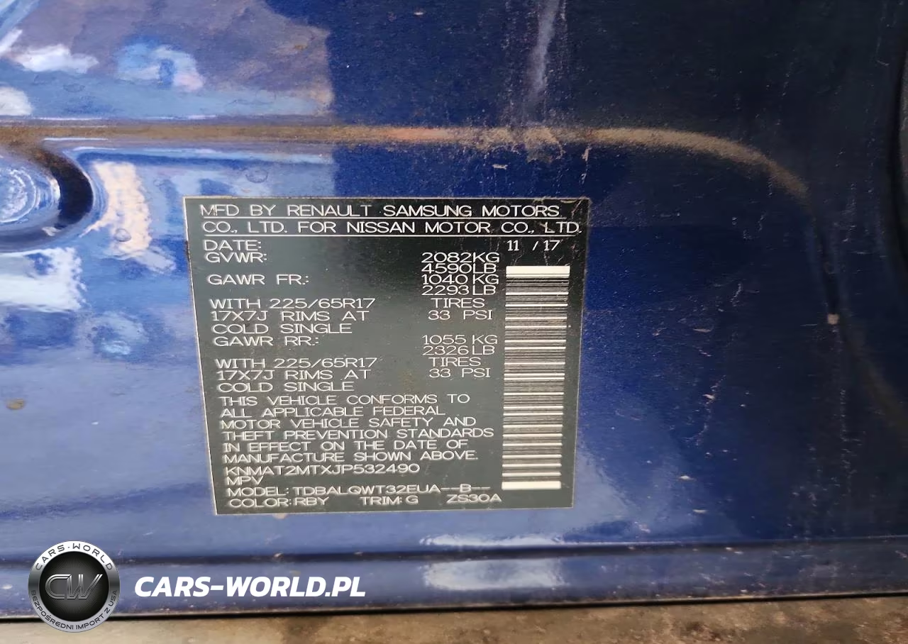 2018 Nissan Rogue Sv VIN:KNMAT2MTXJP532490 - 14