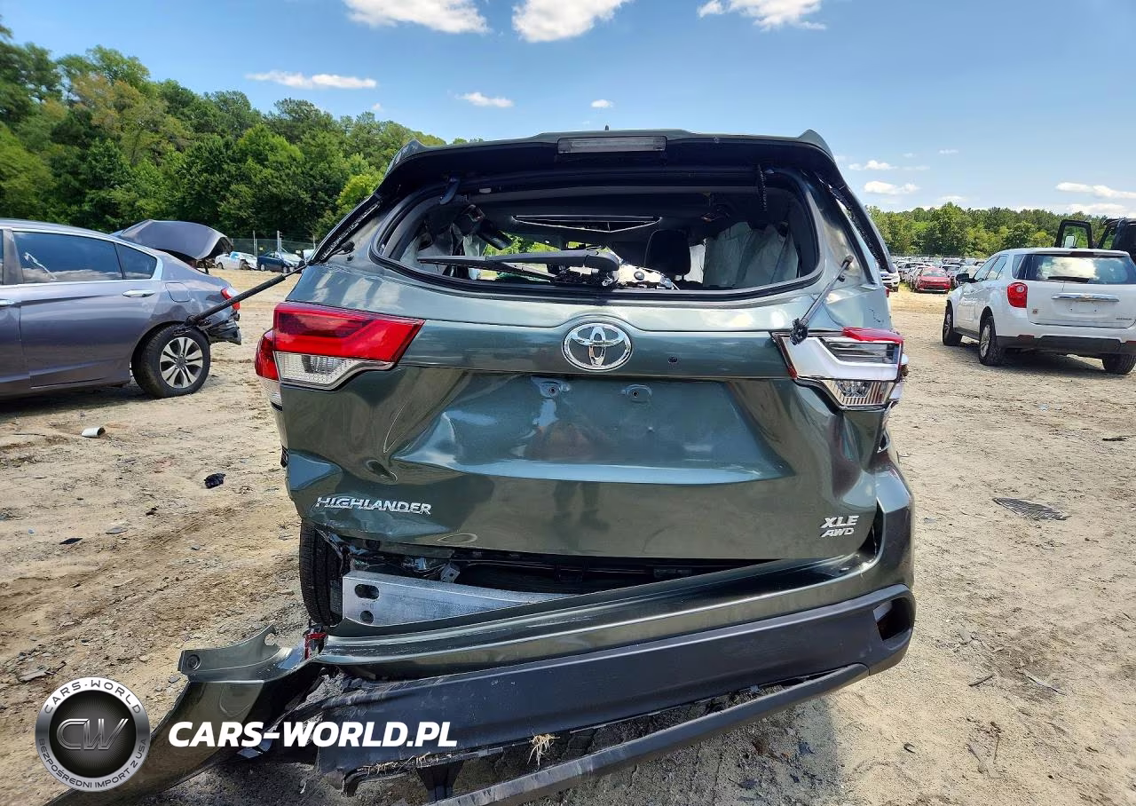 2017 Toyota Highlander Xle VIN:5TDJZRFH3HS371741 - 6